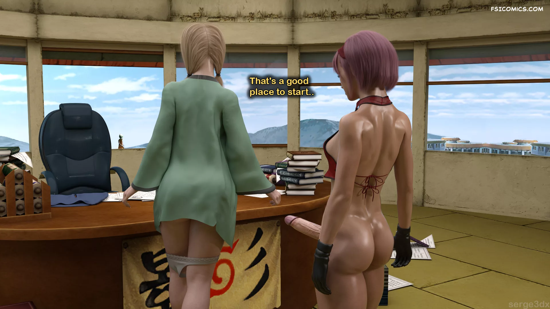 Training Tsunade Serge3DX FSIComics.com 45 - FSIComics