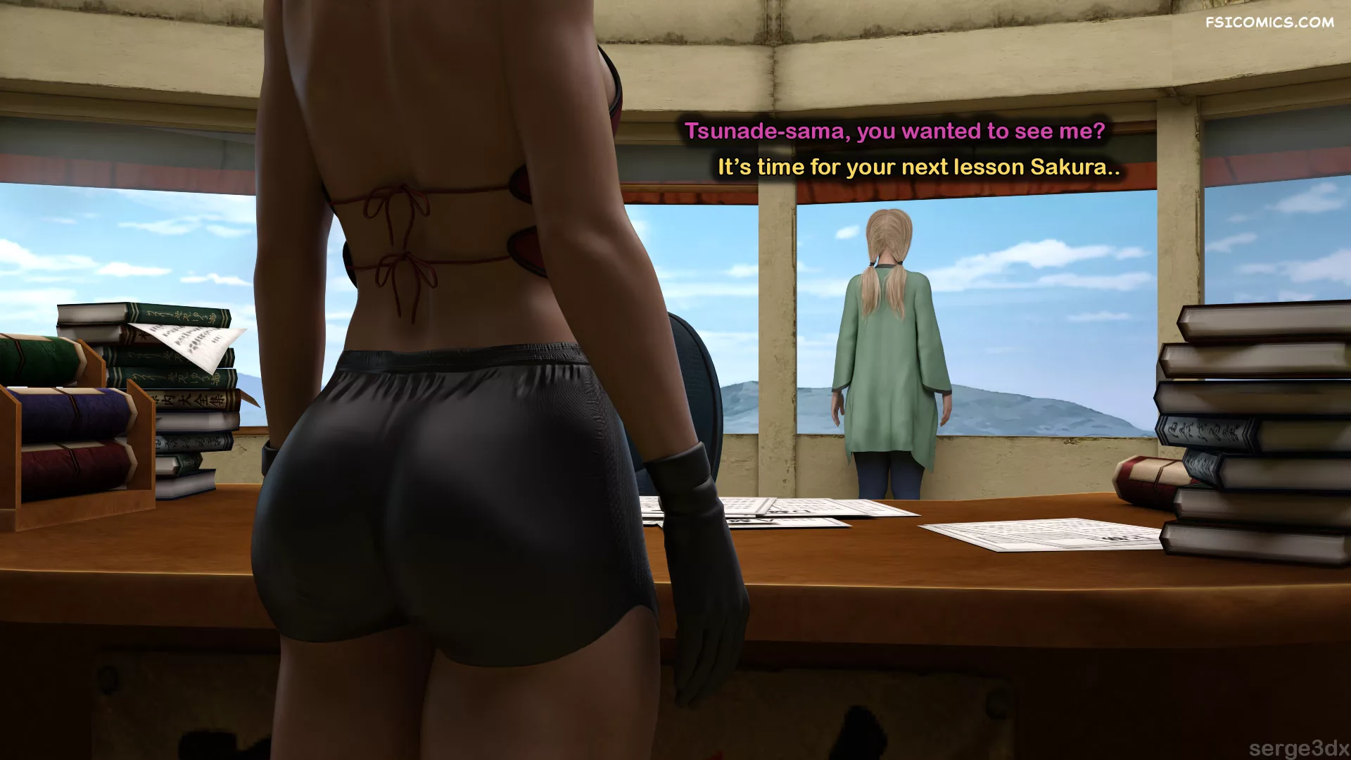 Training Tsunade Serge3DX FSIComics.com 6 - FSIComics