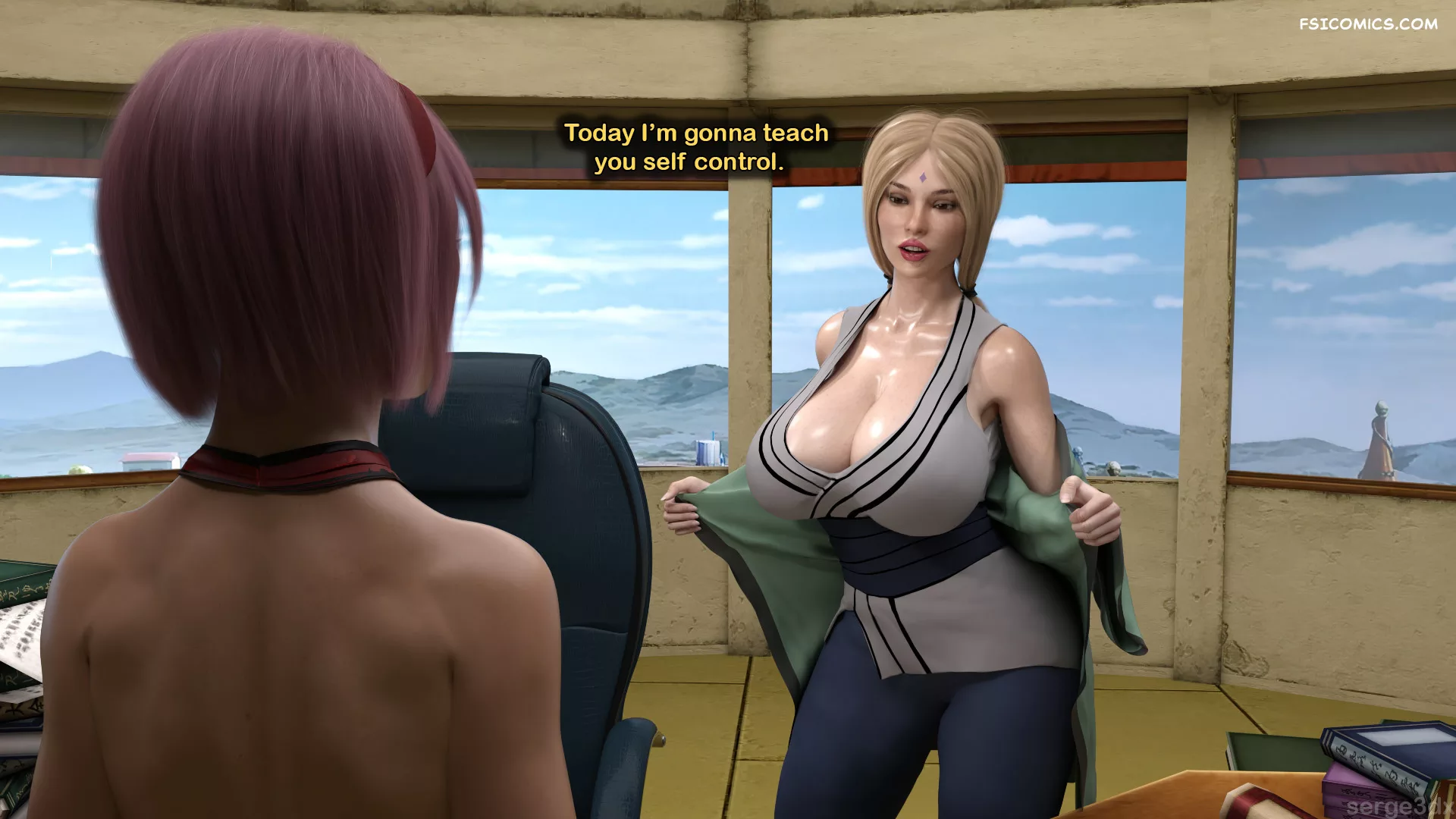 Training Tsunade Serge3DX FSIComics.com 7 - FSIComics