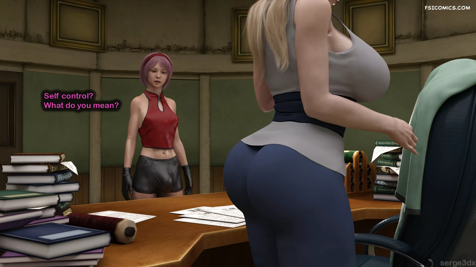 Training Tsunade Serge3DX FSIComics.com 8 - FSIComics
