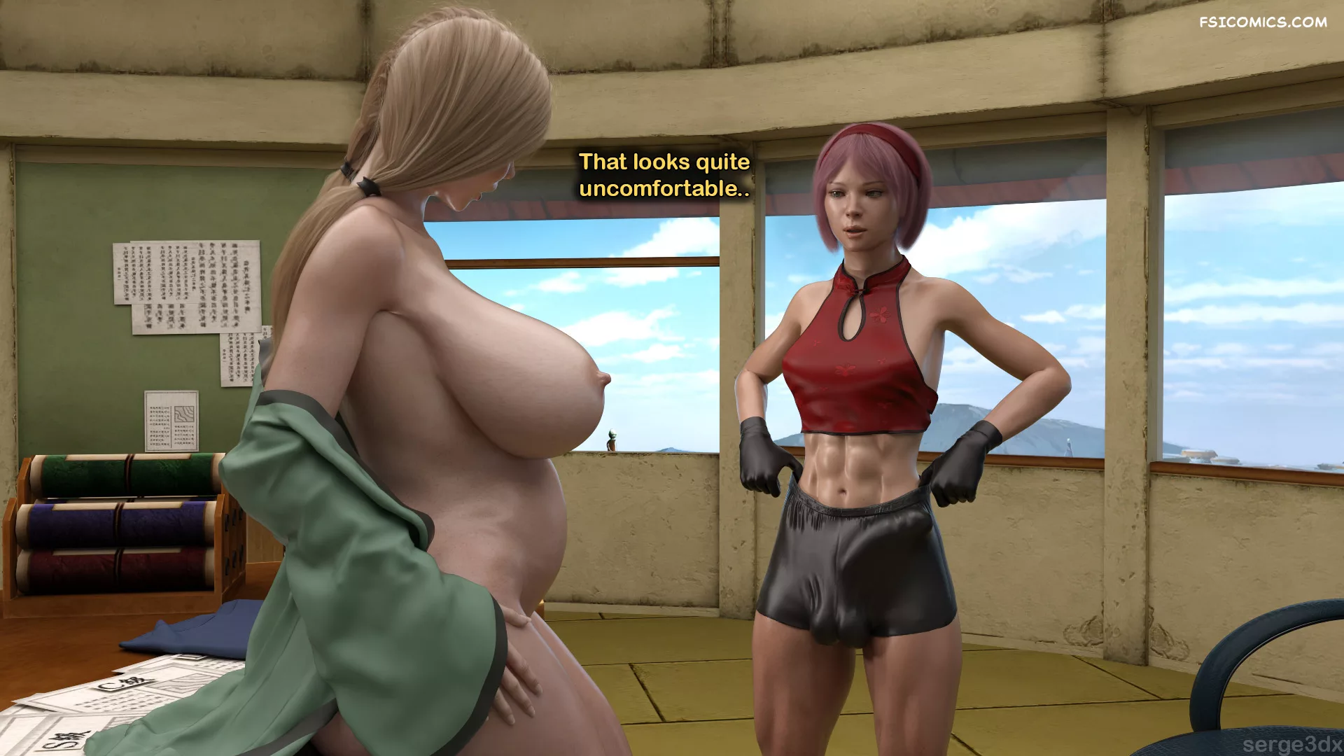 Training Tsunade Serge3DX FSIComics.com 86 - FSIComics