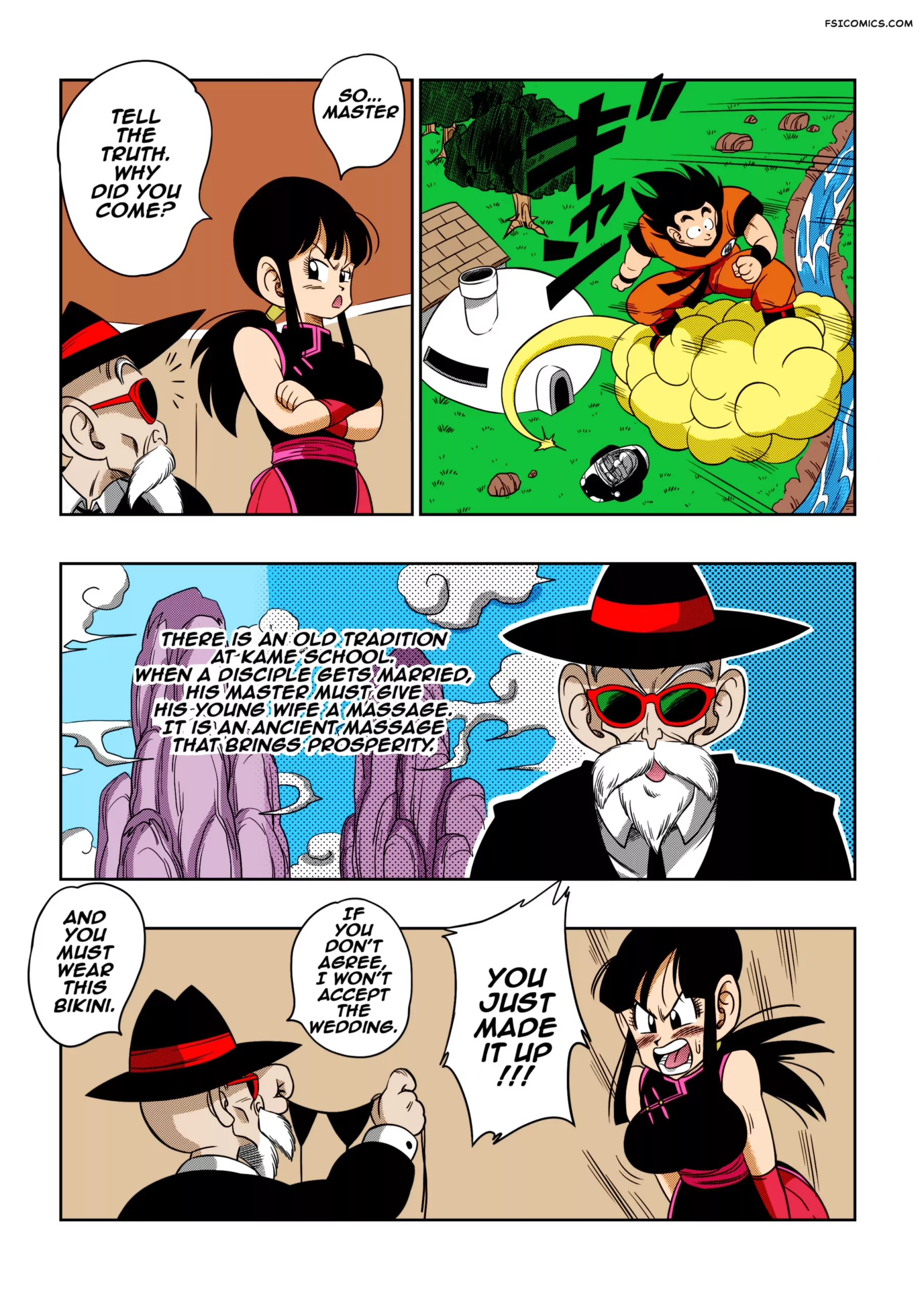 an ancient tradition young wife is harassed dragon ball z yamamoto 005 scaled - FSIComics
