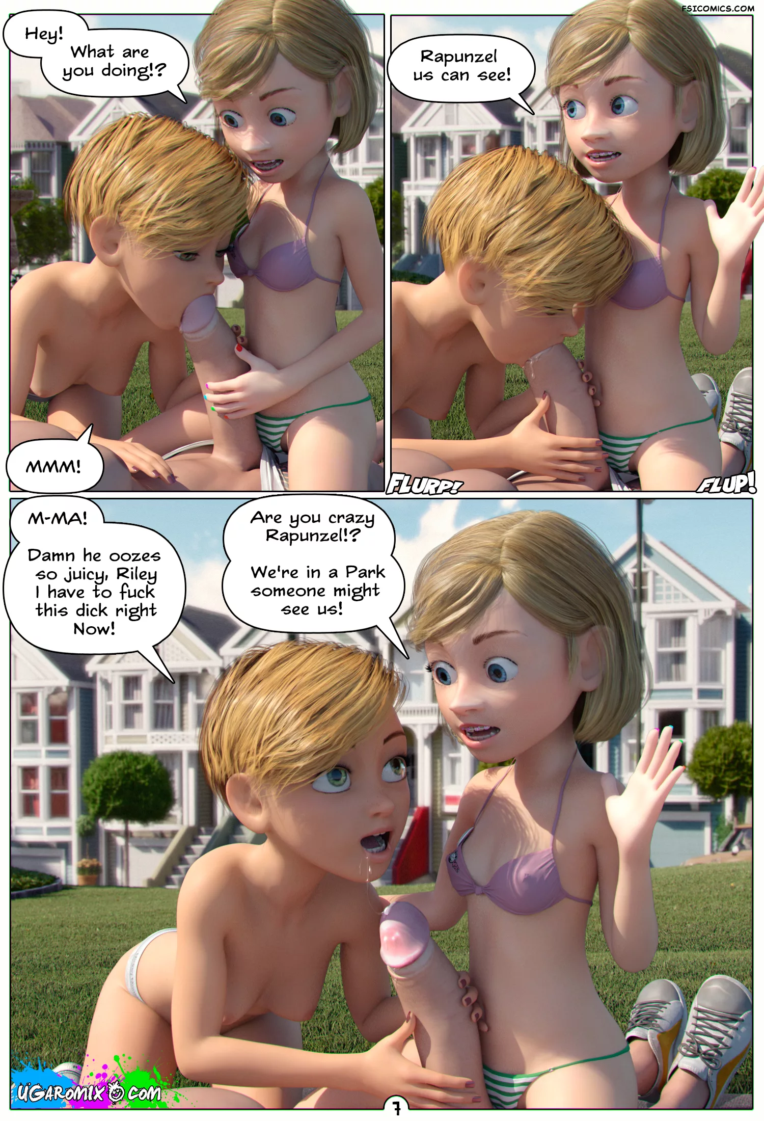 inside riley chapter 6 in the park with rapunzel ugaromix 008 - FSIComics inside riley chapter 6 in the park with rapunzel ugaromix 008 - FSIComics
