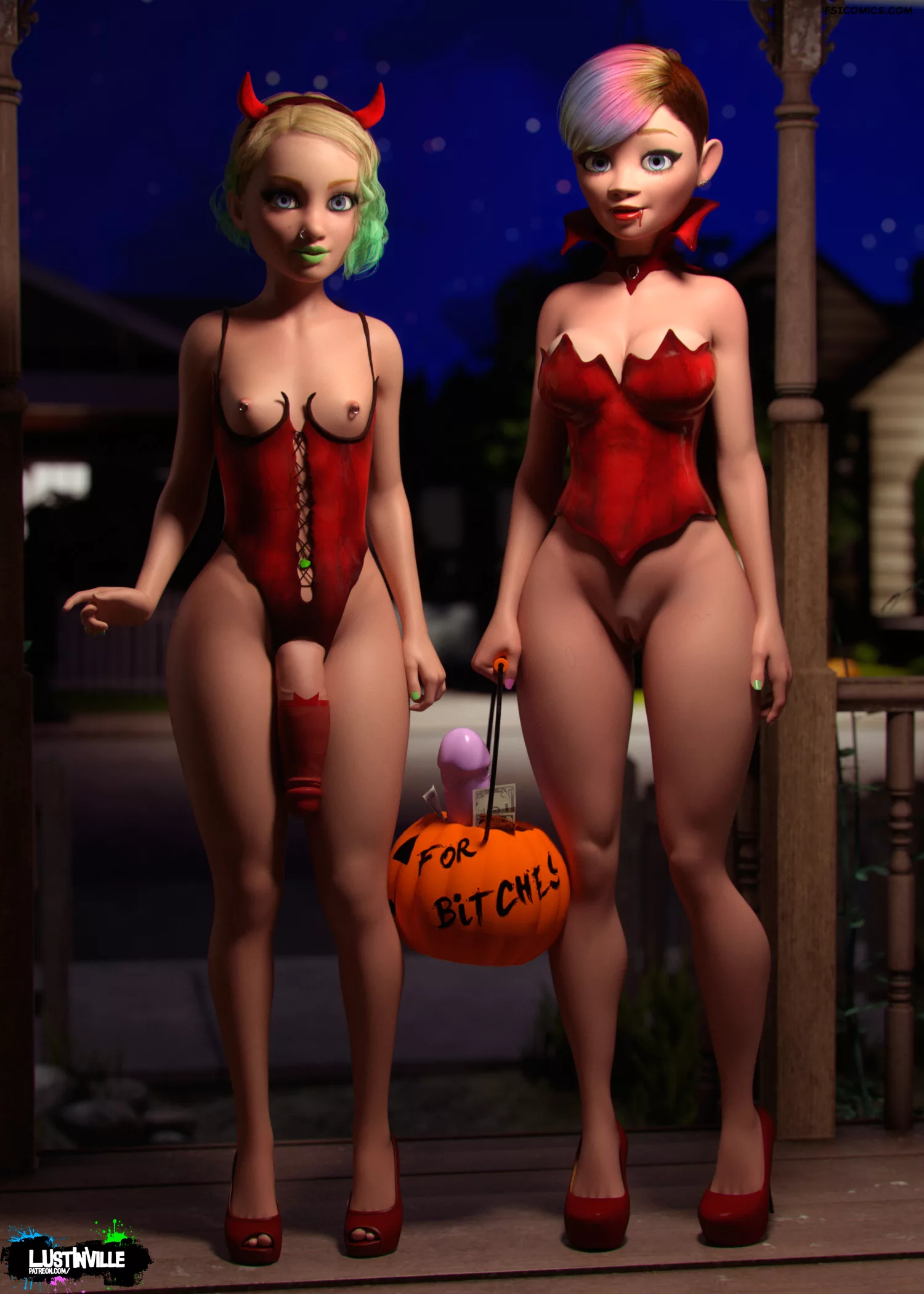 lustinville chapter 3 1 halloween treats ugaromix 006 - FSIComics