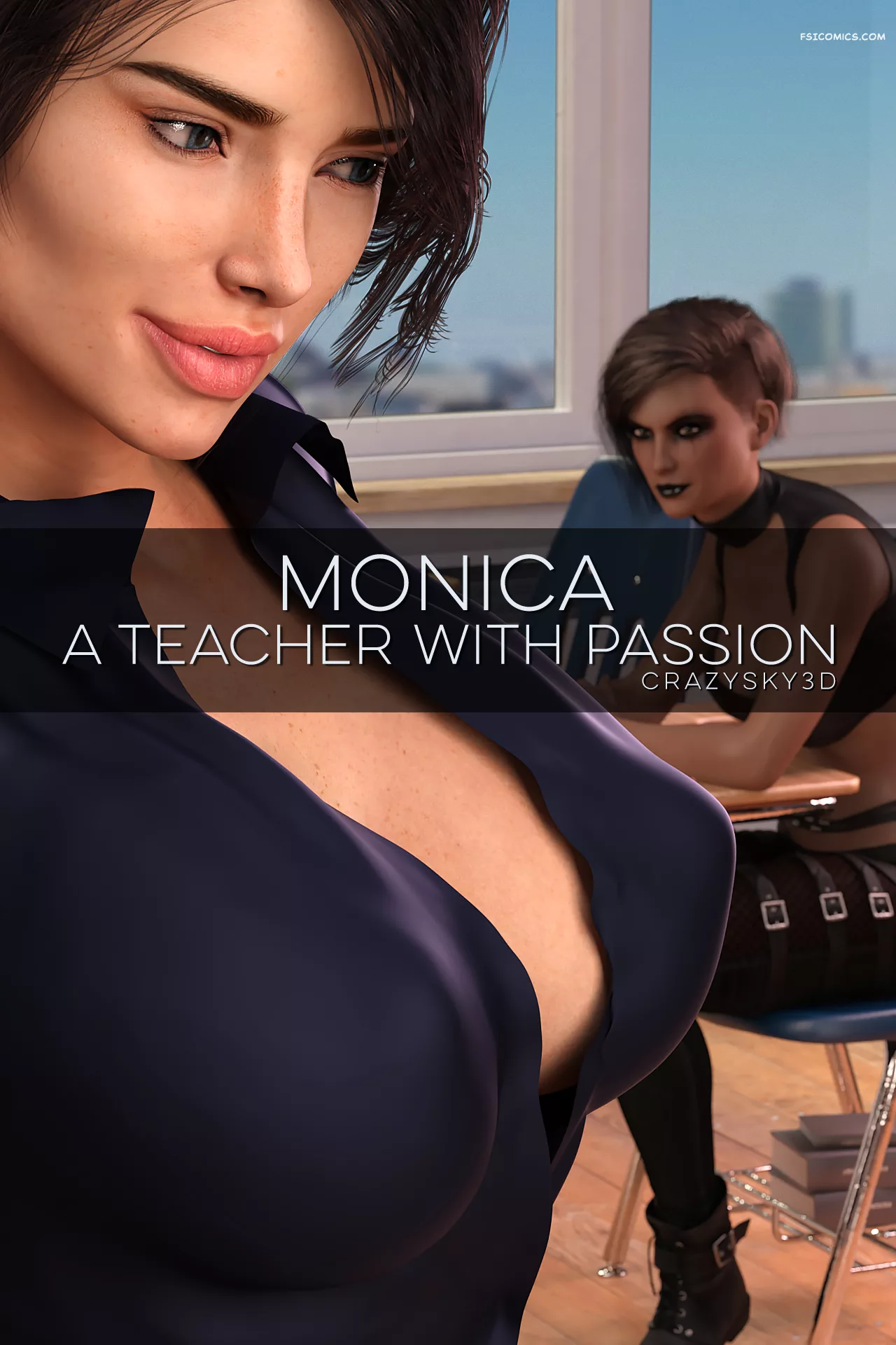 monica a teacher with passion crazysky3d 001 - FSIComics