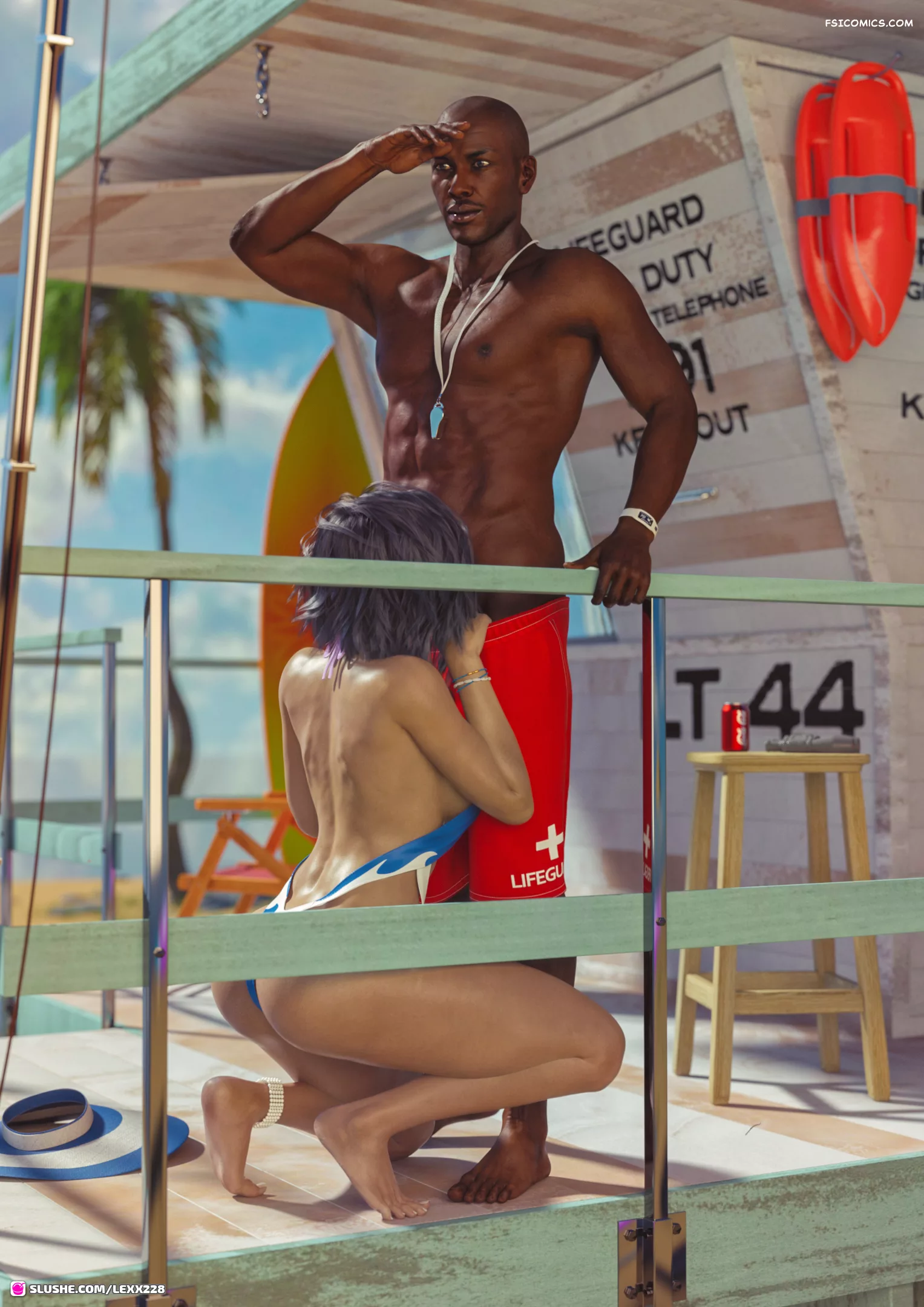 pinups artworks 1 lexx228 rawlyrawls 192 Lifeguard Cop 2 6229dfada551c - FSIComics pinups artworks 1 lexx228 rawlyrawls 192 Lifeguard Cop 2 6229dfada551c - FSIComics