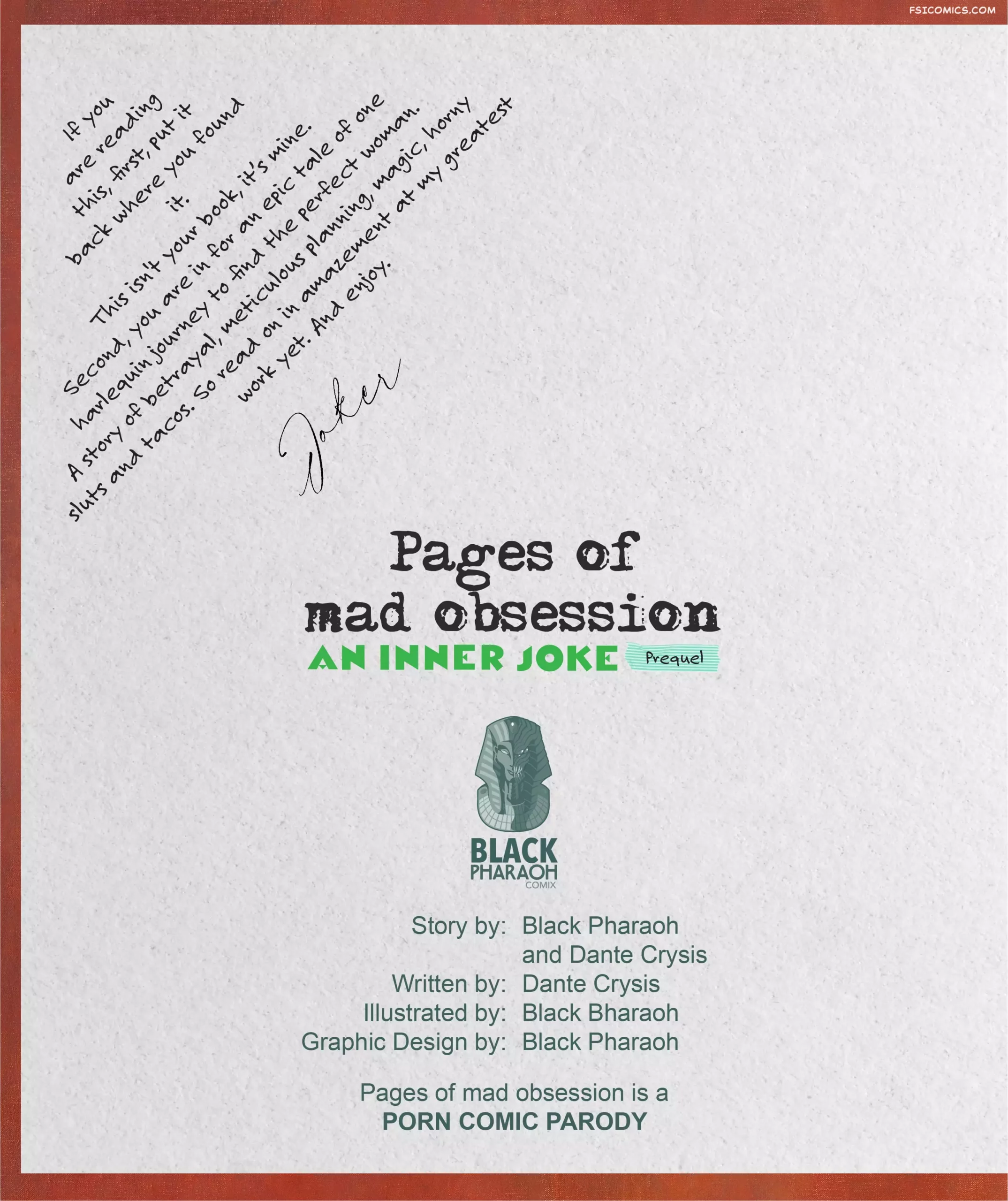 An Inner Joke Prequal Mad Obsession The Black Pharaoh FSIComics.com 2 scaled - FSIComics An Inner Joke Prequal Mad Obsession The Black Pharaoh FSIComics.com 2 scaled - FSIComics