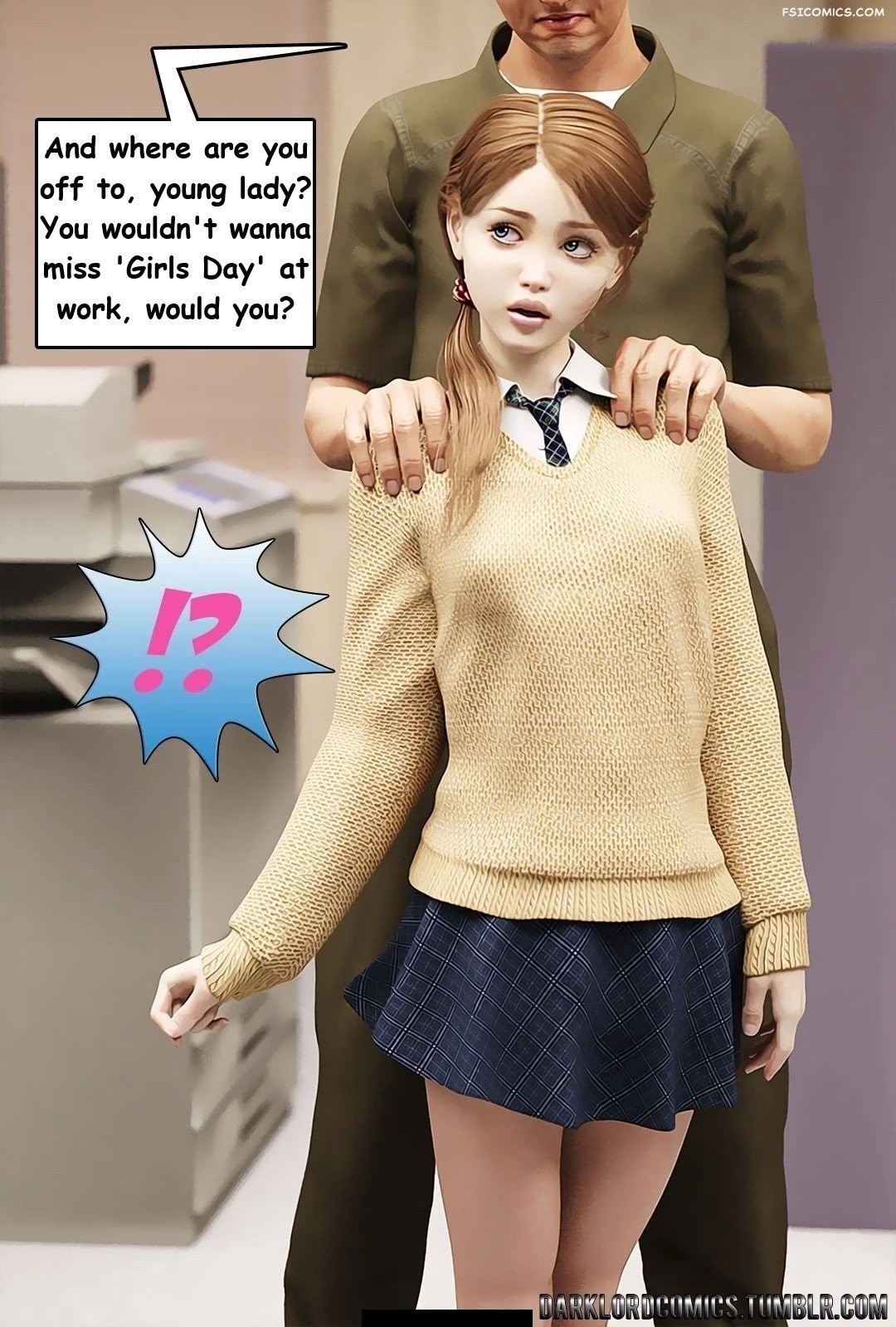 Evie as Trainee darkLord 3d fsicomics.com 1 - FSIComics