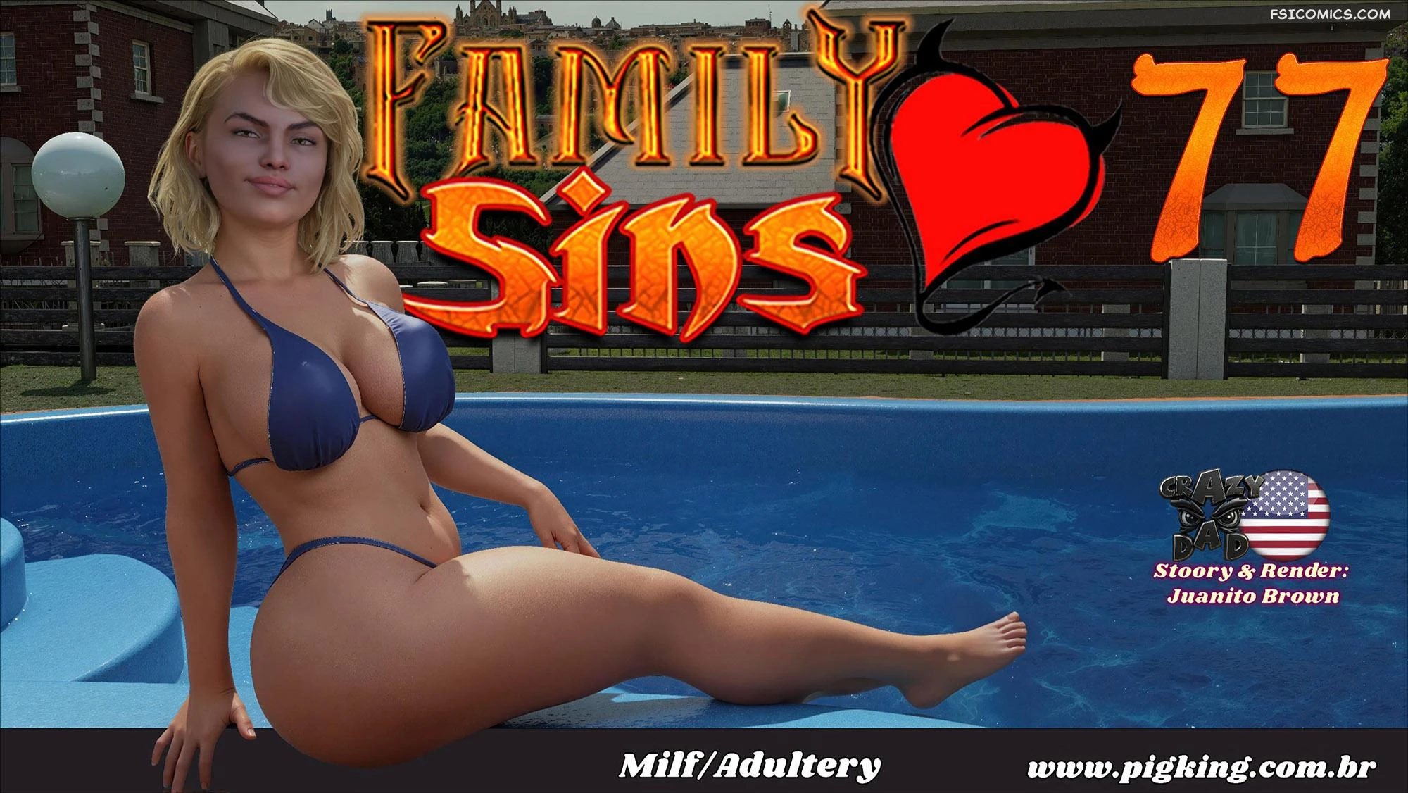 Family Sins Chapter 77 CrazyDad3D FSIComics.com 1 - FSIComics