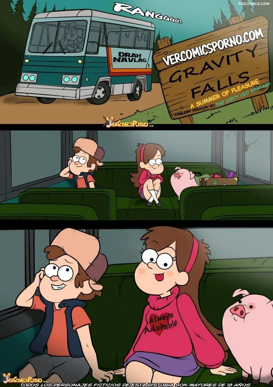 Gravity Falls A Summer Of Pleasure Chapter 1 Drah Navlag FSIComics.com 2 - FSIComics Gravity Falls A Summer Of Pleasure Chapter 1 Drah Navlag FSIComics.com 2 - FSIComics