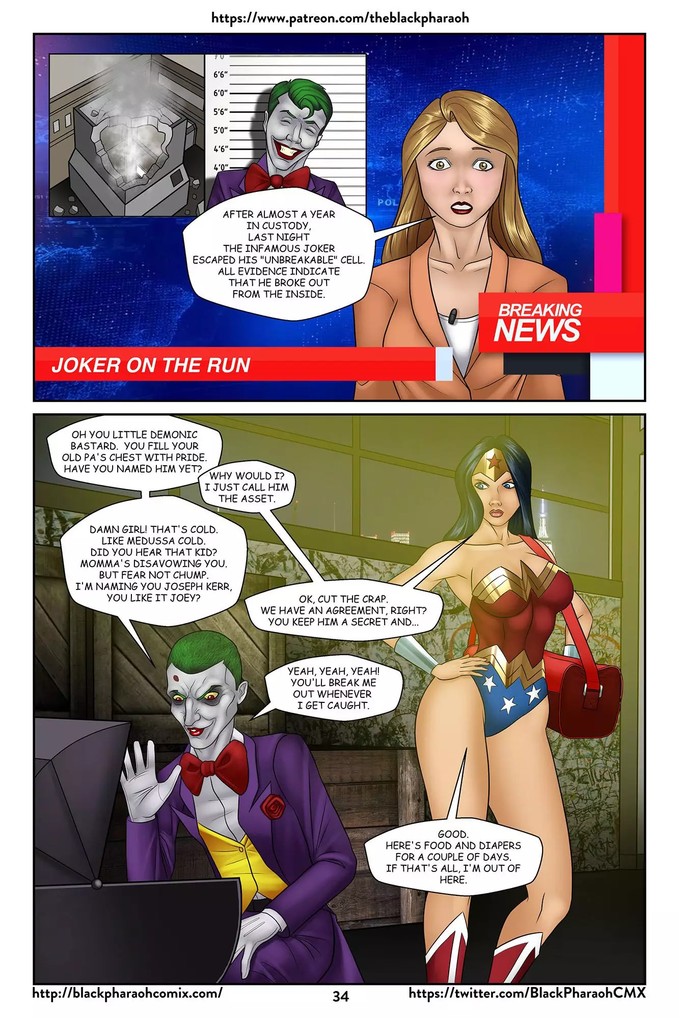 Joker The Inner Joke The Black Pharaoh FSIComics.com 35 - FSIComics Joker The Inner Joke The Black Pharaoh FSIComics.com 35 - FSIComics