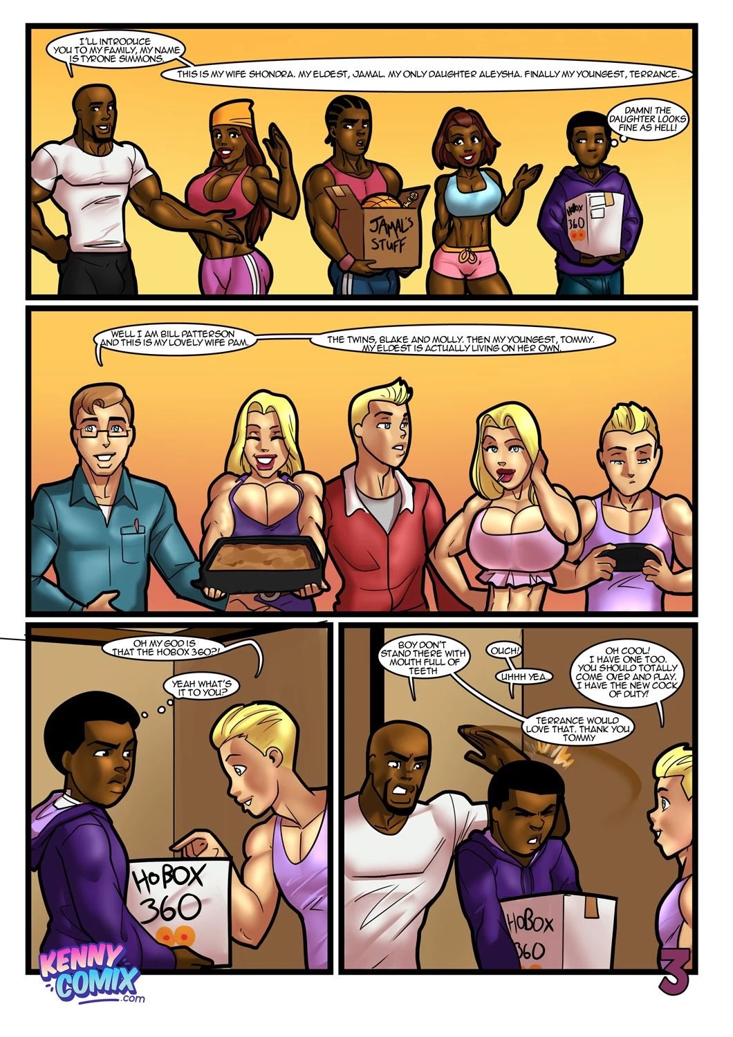 Meet The Neighbors Chapter 1 Moving In Kennycomix FSIComics.com 4 - FSIComics Meet The Neighbors Chapter 1 Moving In Kennycomix FSIComics.com 4 - FSIComics