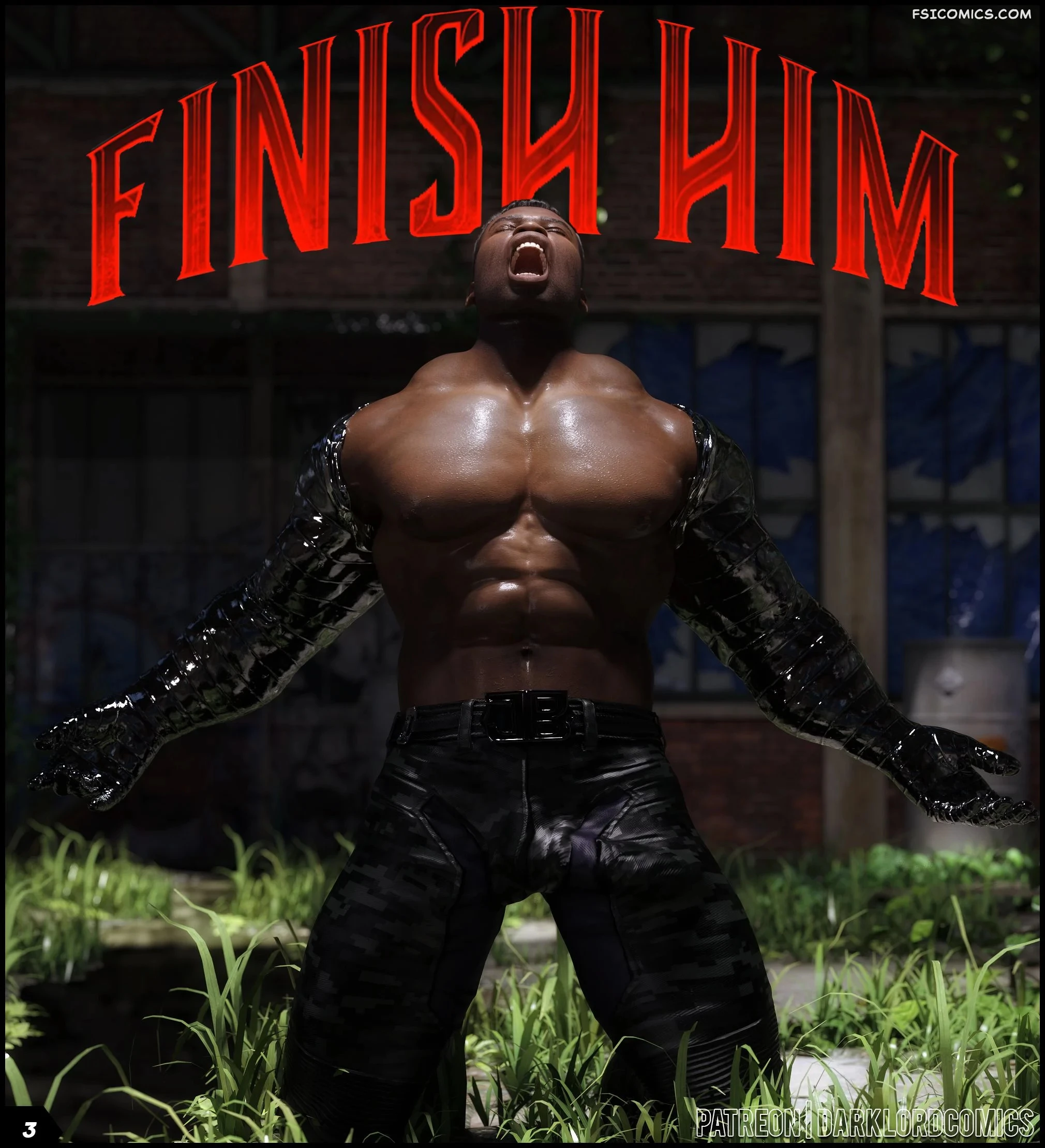 Mortal Combat Kitana VS Jax darkLord 3d fsicomics.com 3 - FSIComics