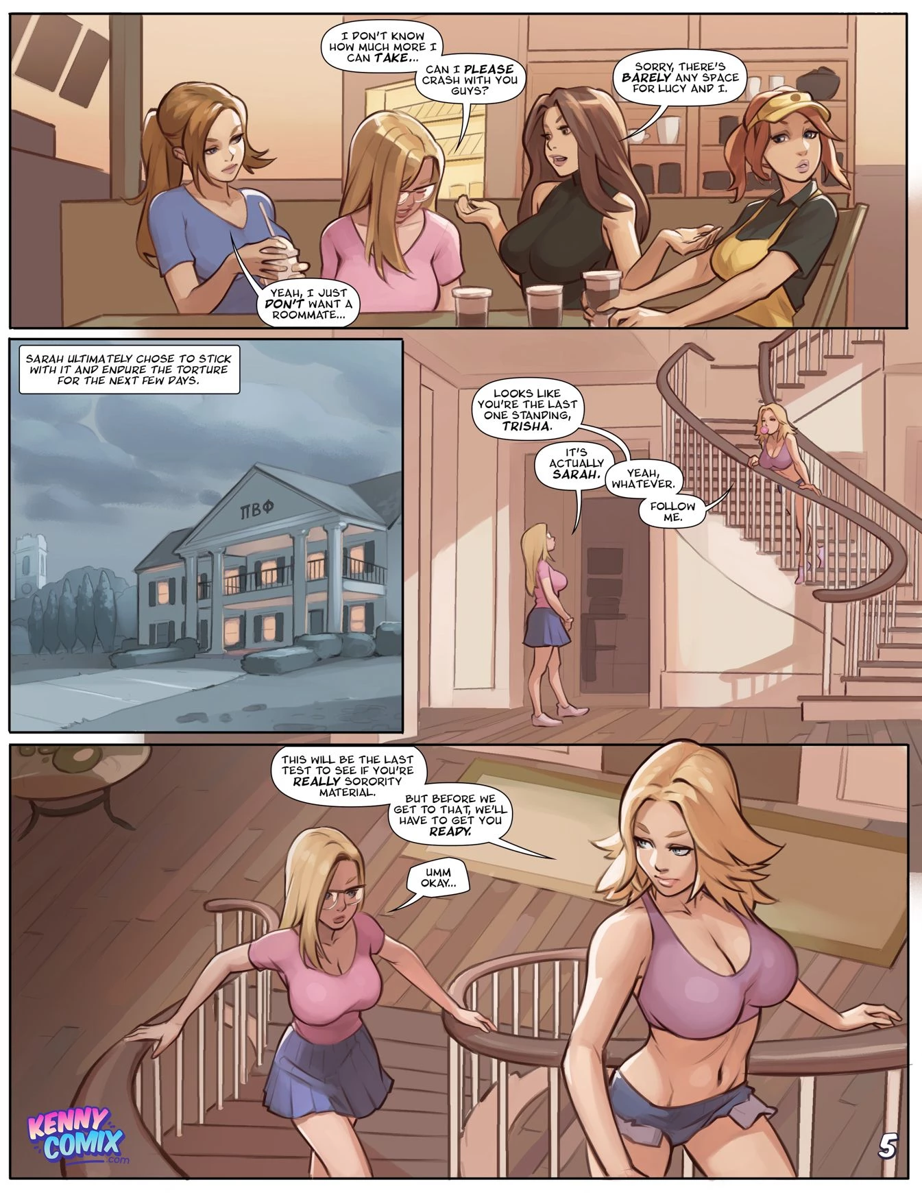 Naughty Sorority The New Pledge Kennycomix FSIComics.com 5 - FSIComics Naughty Sorority The New Pledge Kennycomix FSIComics.com 5 - FSIComics