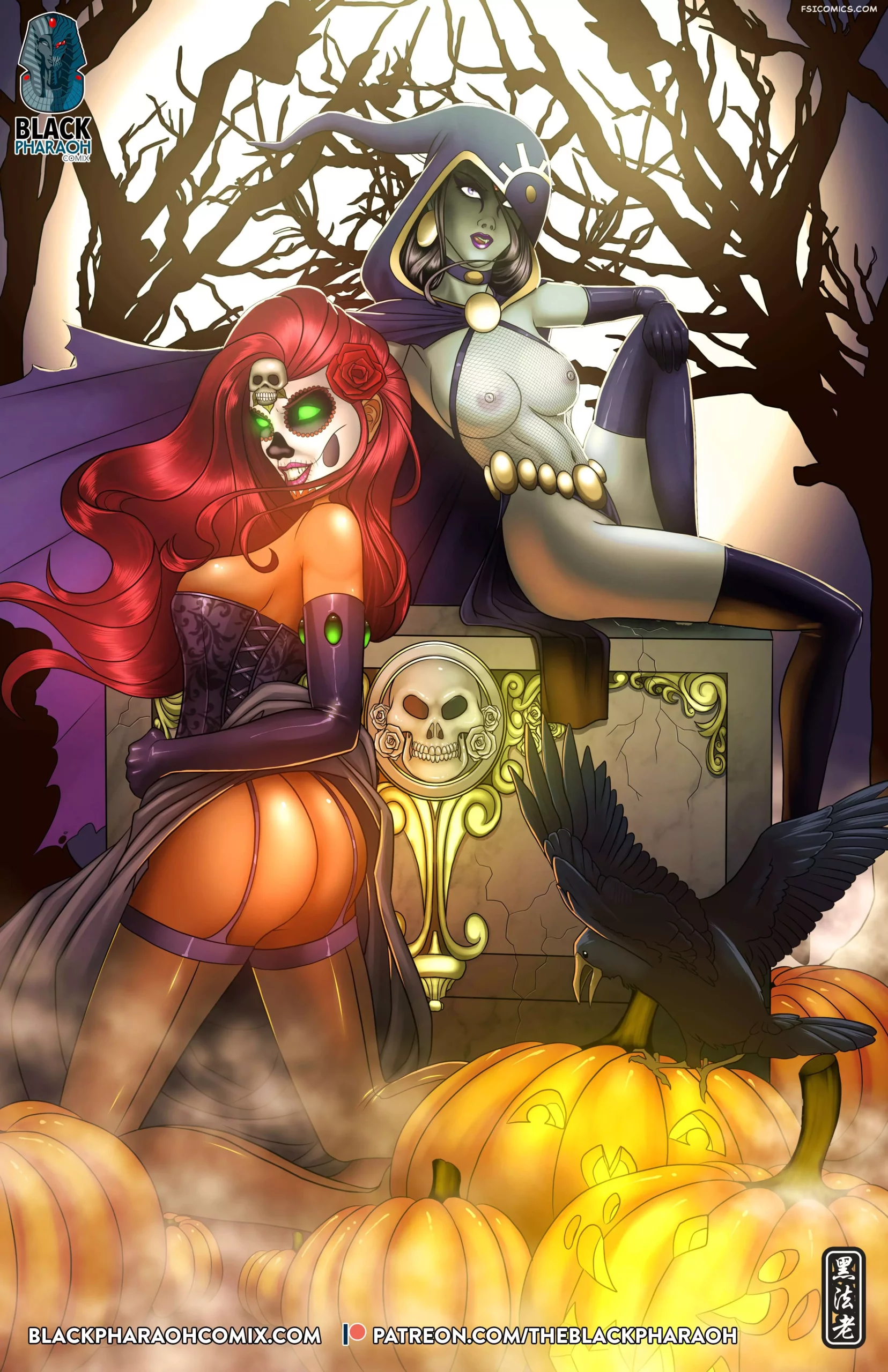 Pinups 1 Portraits of Corruption The Black Pharaoh FSIComics.com 49. Helloween scaled - FSIComics