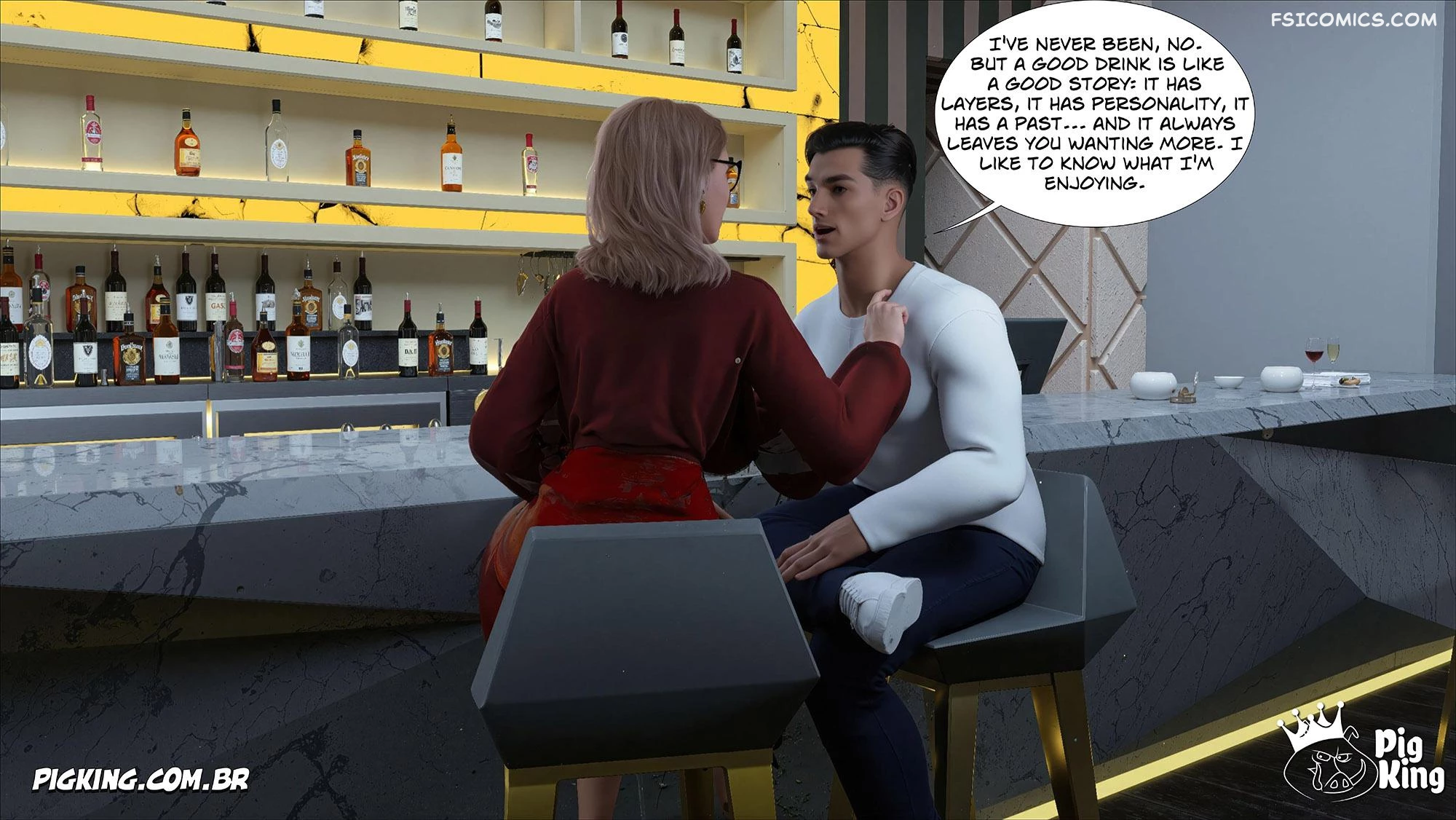 The Meeting Chapter 3 Elizabeth Short Stories CrazyDad3D FSIComics.com 12 - FSIComics
