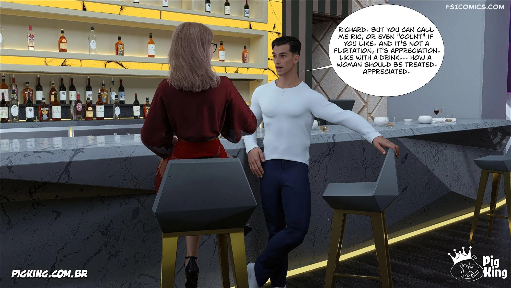 The Meeting Chapter 3 Elizabeth Short Stories CrazyDad3D FSIComics.com 8 - FSIComics