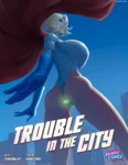Trouble in the City Power Girl Kennycomix FSIComics.com 1 - FSIComics