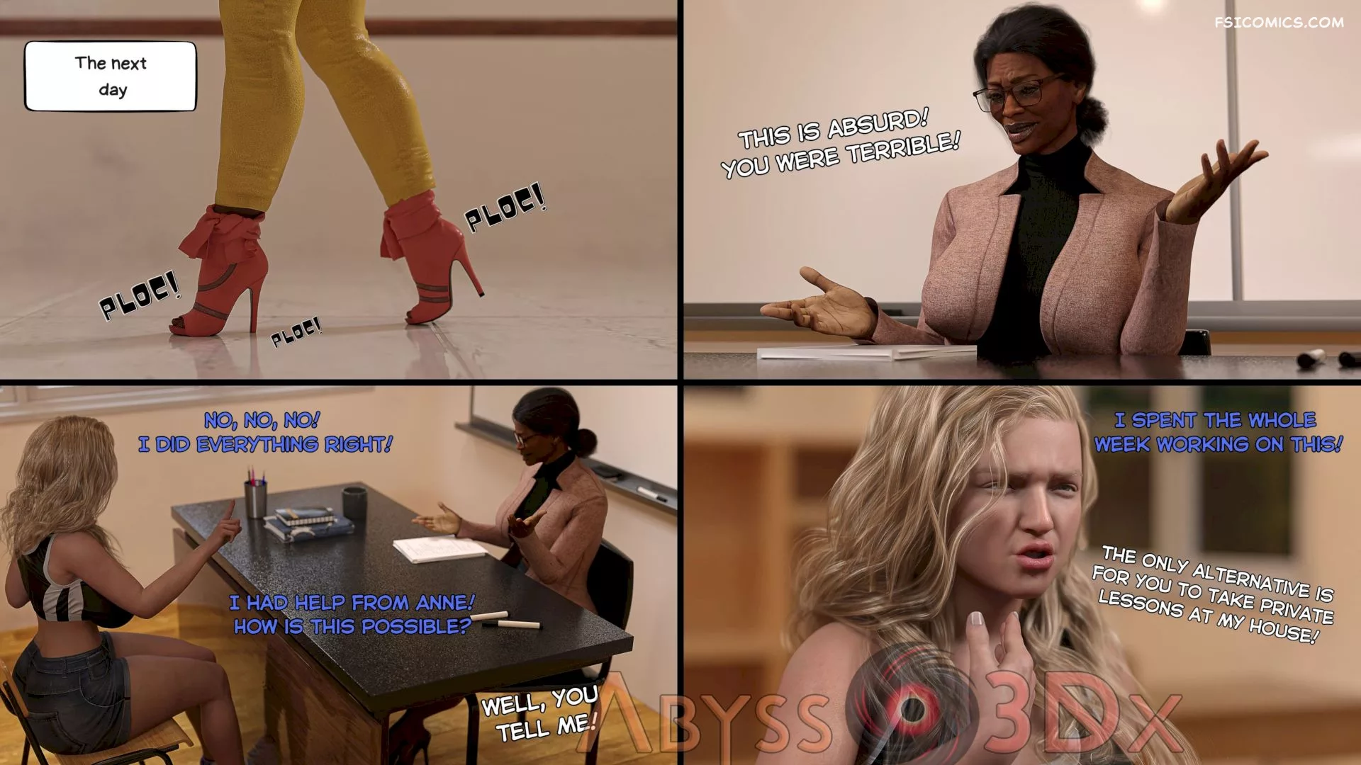 f nerd chapter 2 the teacher abysso3dx 154 - FSIComics f nerd chapter 2 the teacher abysso3dx 154 - FSIComics