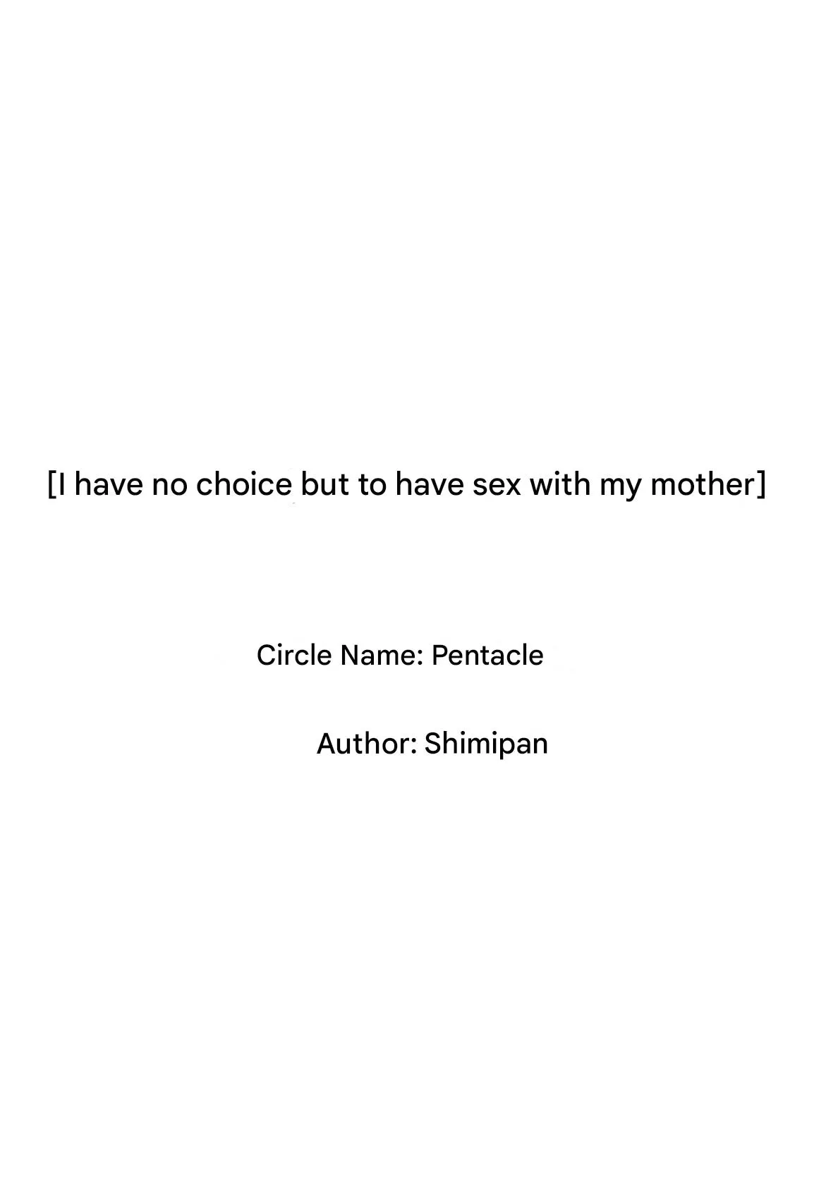 i have no choice but to have sex with my mother chapter 1 shimipan 085 - FSIComics