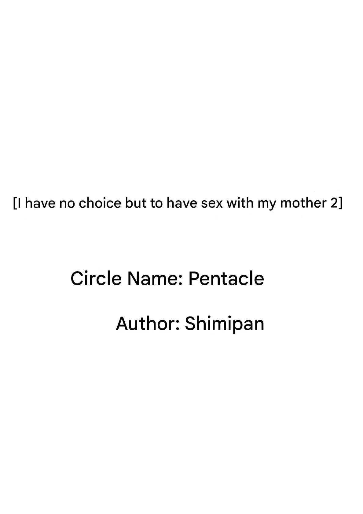 i have no choice but to have sex with my mother chapter 2 shimipan 003 - FSIComics