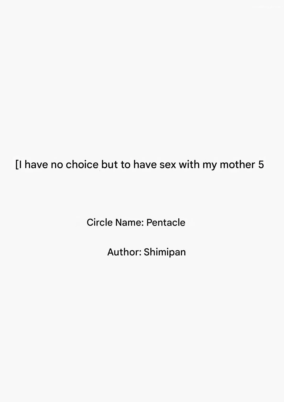 i have no choice but to have sex with my mother chapter 5 shimipan 037 - FSIComics
