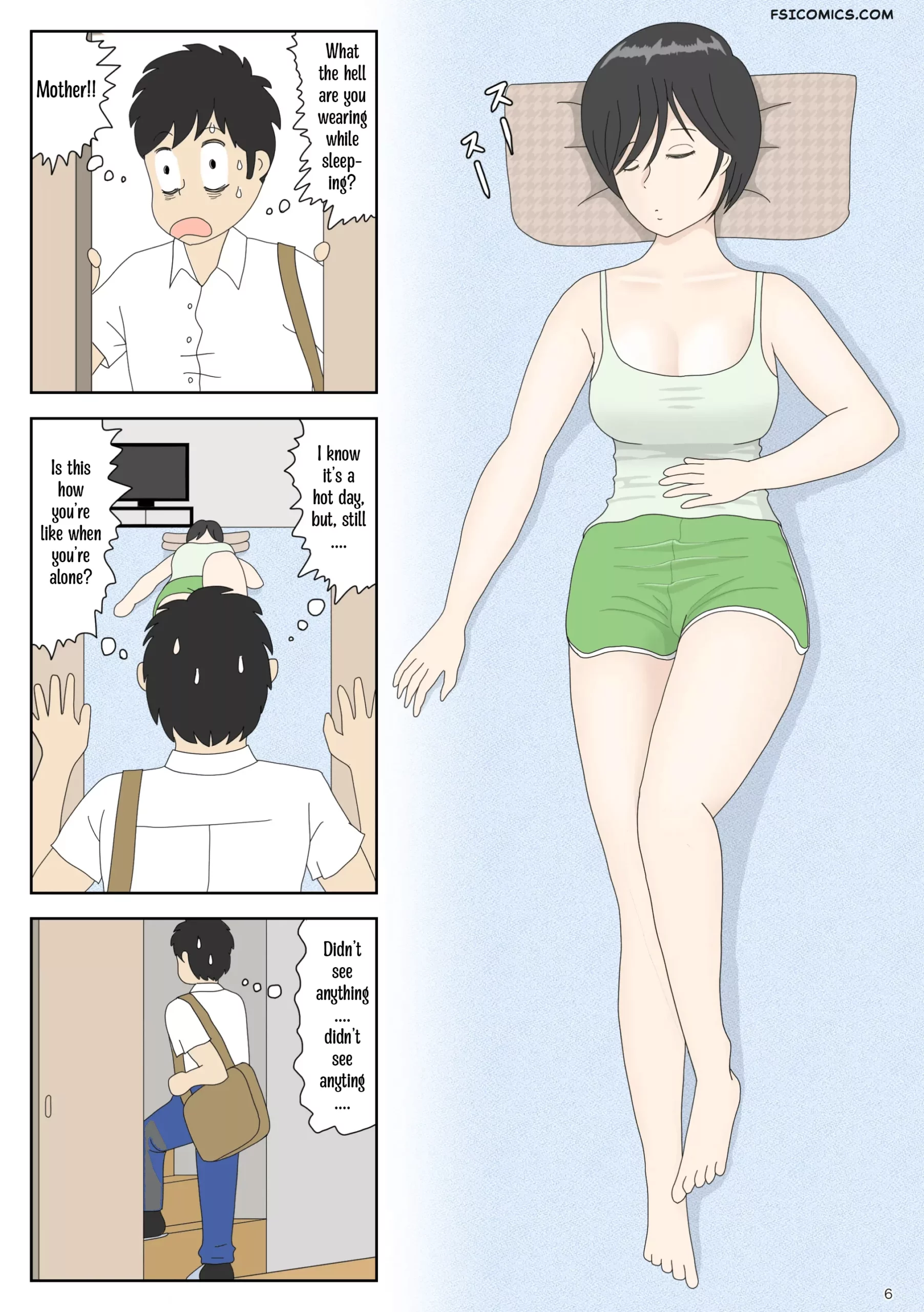 masturbating to mom chapter 2 beside her husband mizuarai no kai 006 scaled - FSIComics