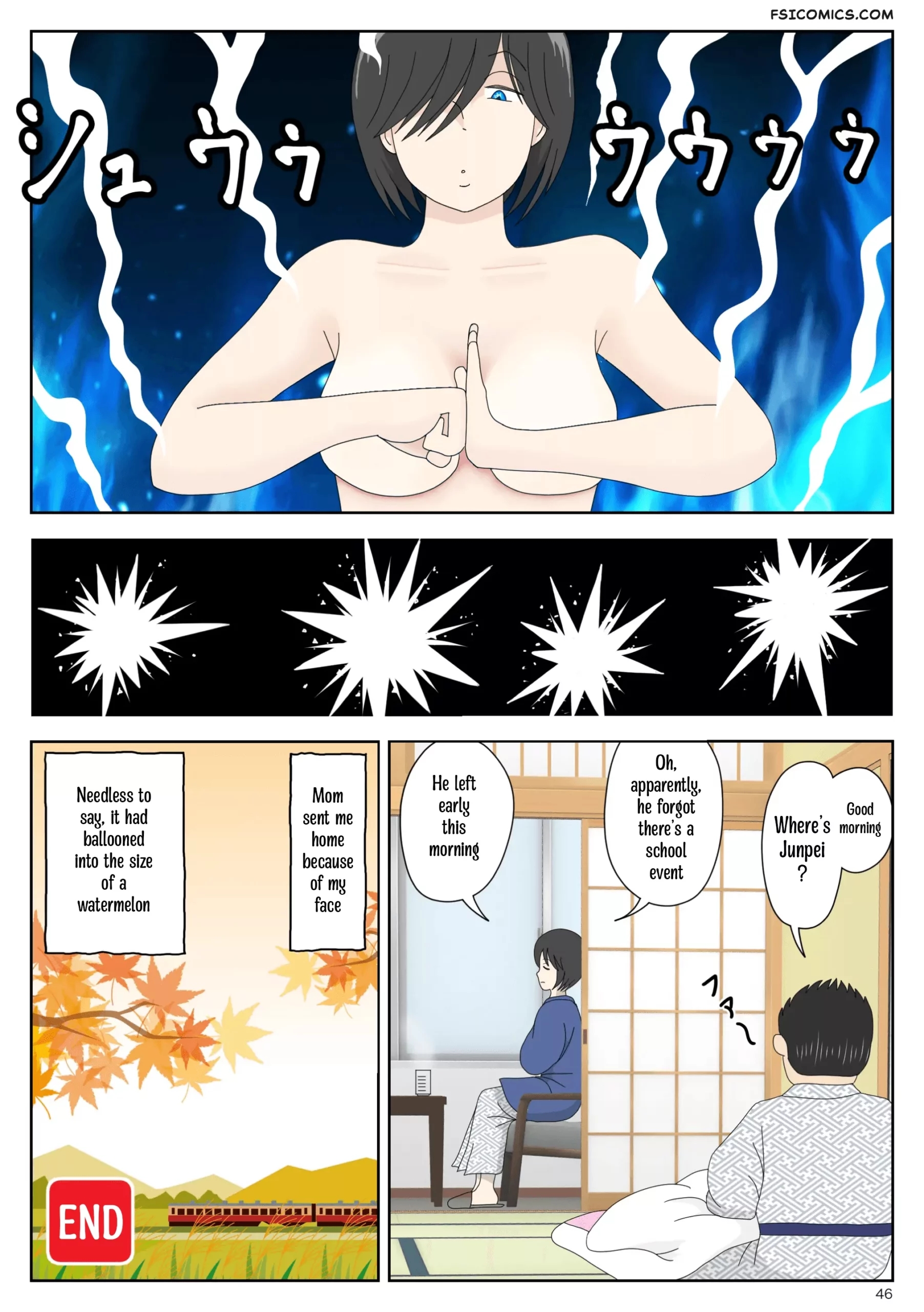 masturbating to mom chapter 2 beside her husband mizuarai no kai 046 scaled - FSIComics