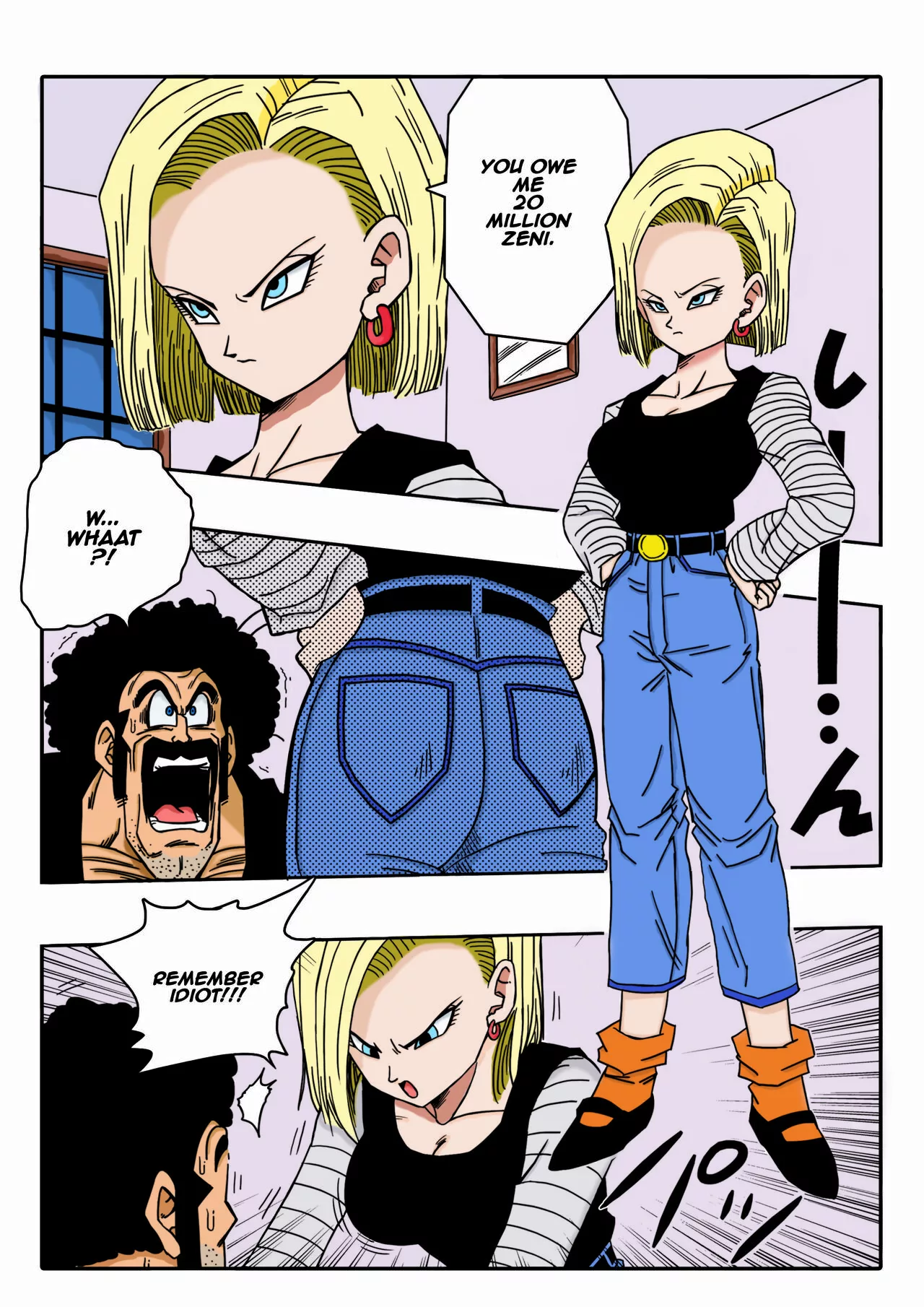 mr satan vs android 18 dragon ball z yamamoto 003 - FSIComics mr satan vs android 18 dragon ball z yamamoto 003 - FSIComics