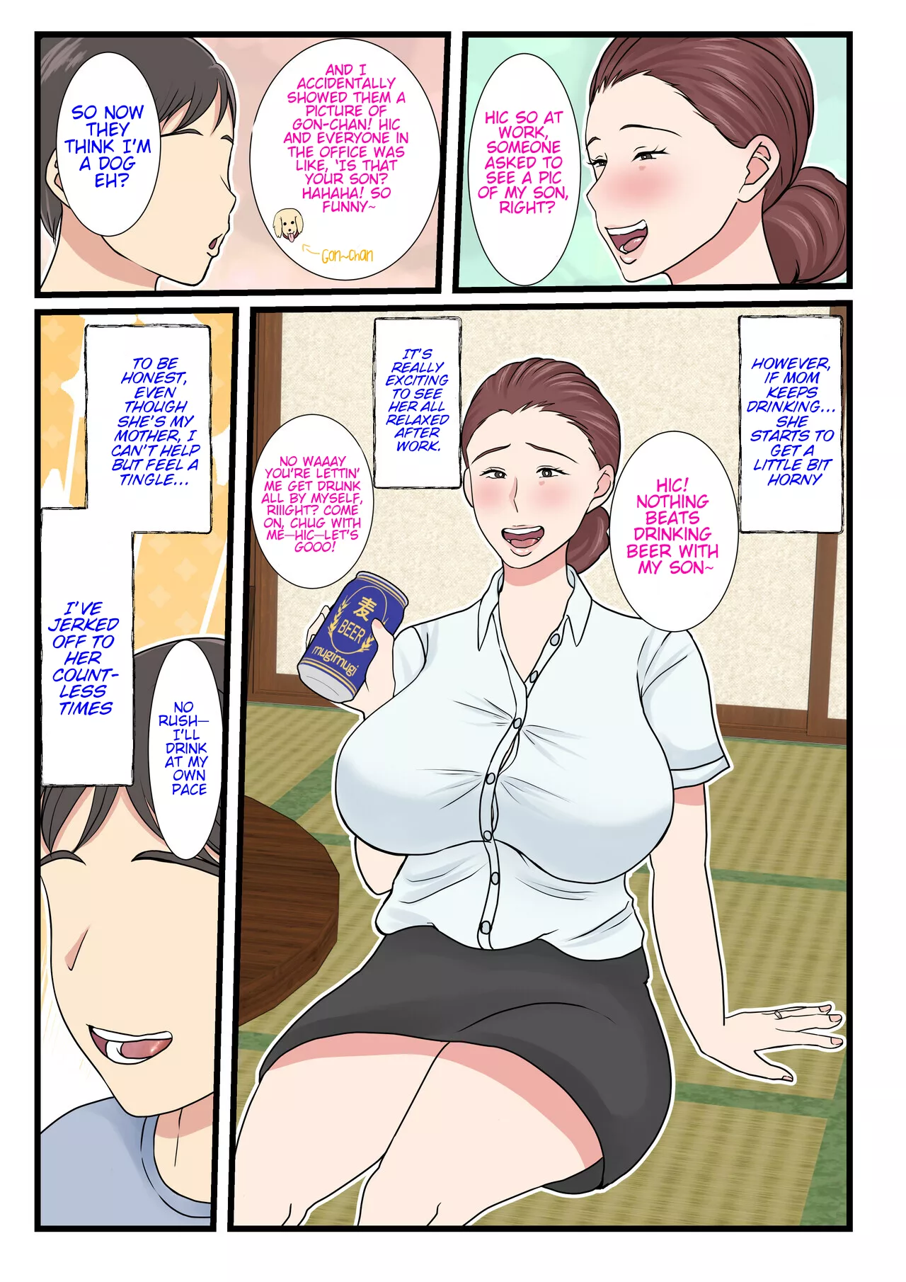 my mom is so sexy when shes drunk chapter 2 benii kenkyuujo 007 - FSIComics my mom is so sexy when shes drunk chapter 2 benii kenkyuujo 007 - FSIComics