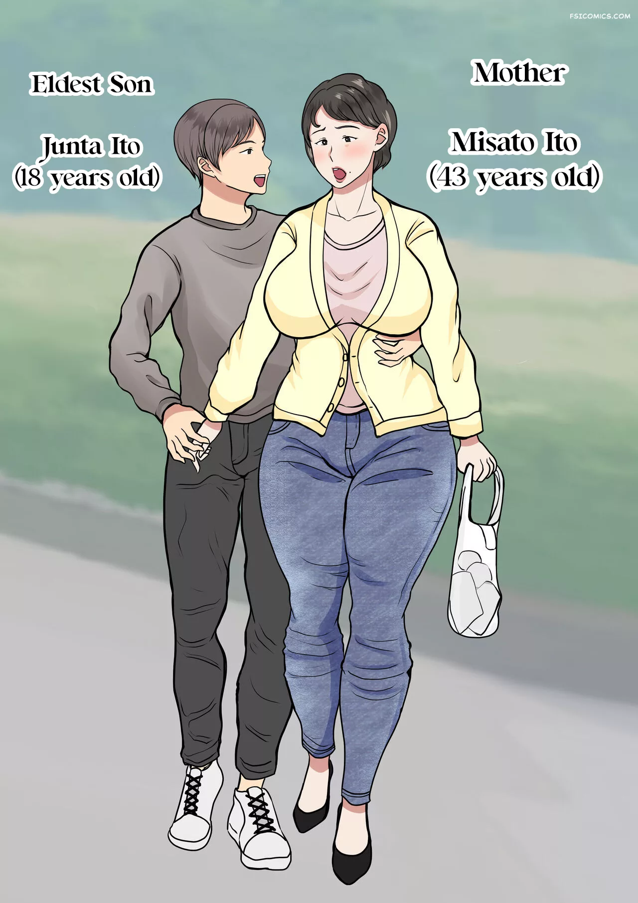 my mother got stuck in the wall and couldnt move benii kenkyuujo 002 - FSIComics