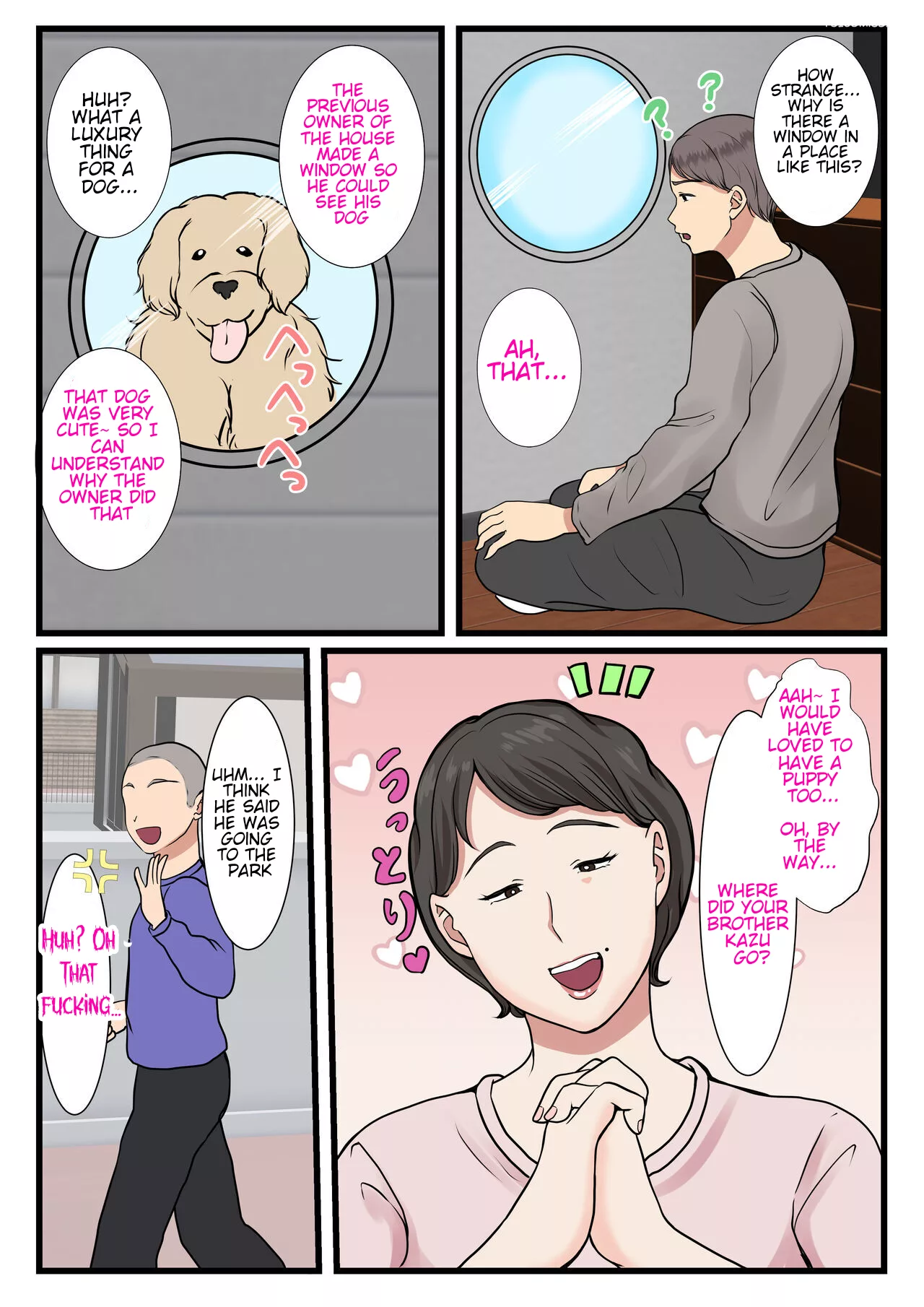 my mother got stuck in the wall and couldnt move benii kenkyuujo 005 - FSIComics
