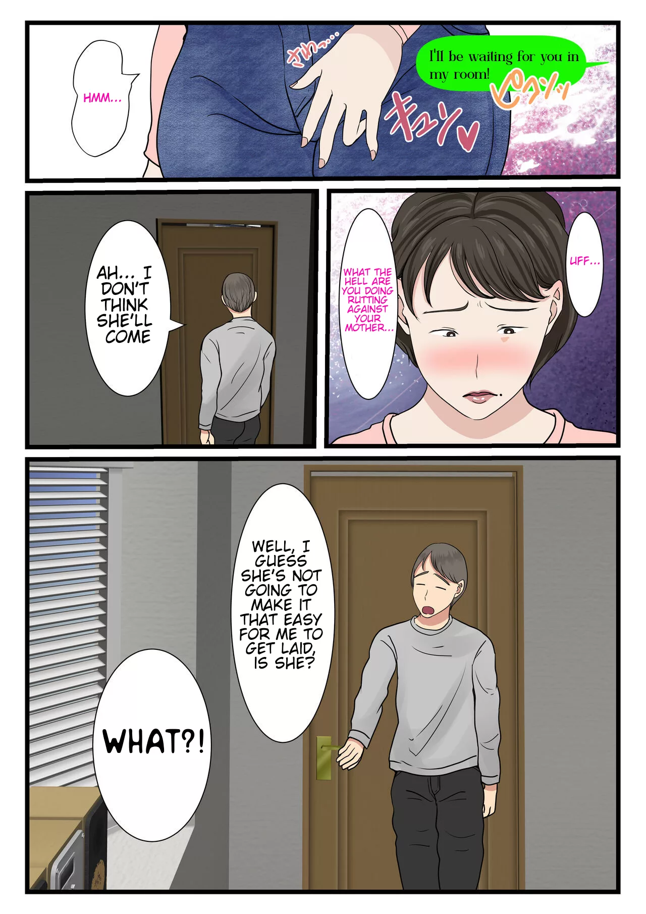 my mother got stuck in the wall and couldnt move benii kenkyuujo 042 - FSIComics
