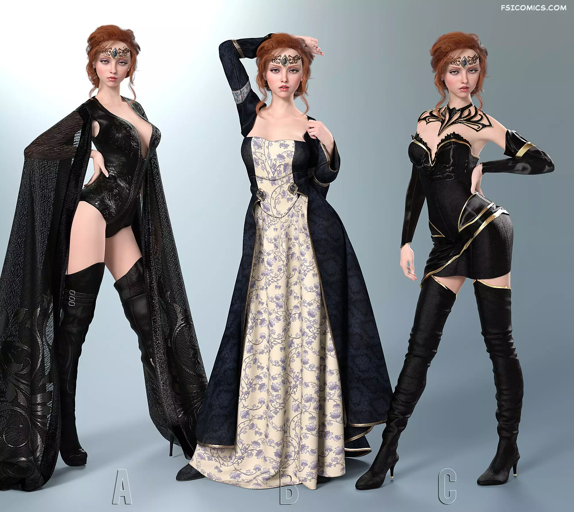 one shot chapter 3 queen tessa darkLord 3d fsicomics.com 0 - FSIComics One Shot Chapter 3 - Queen Tessa – DarkLord