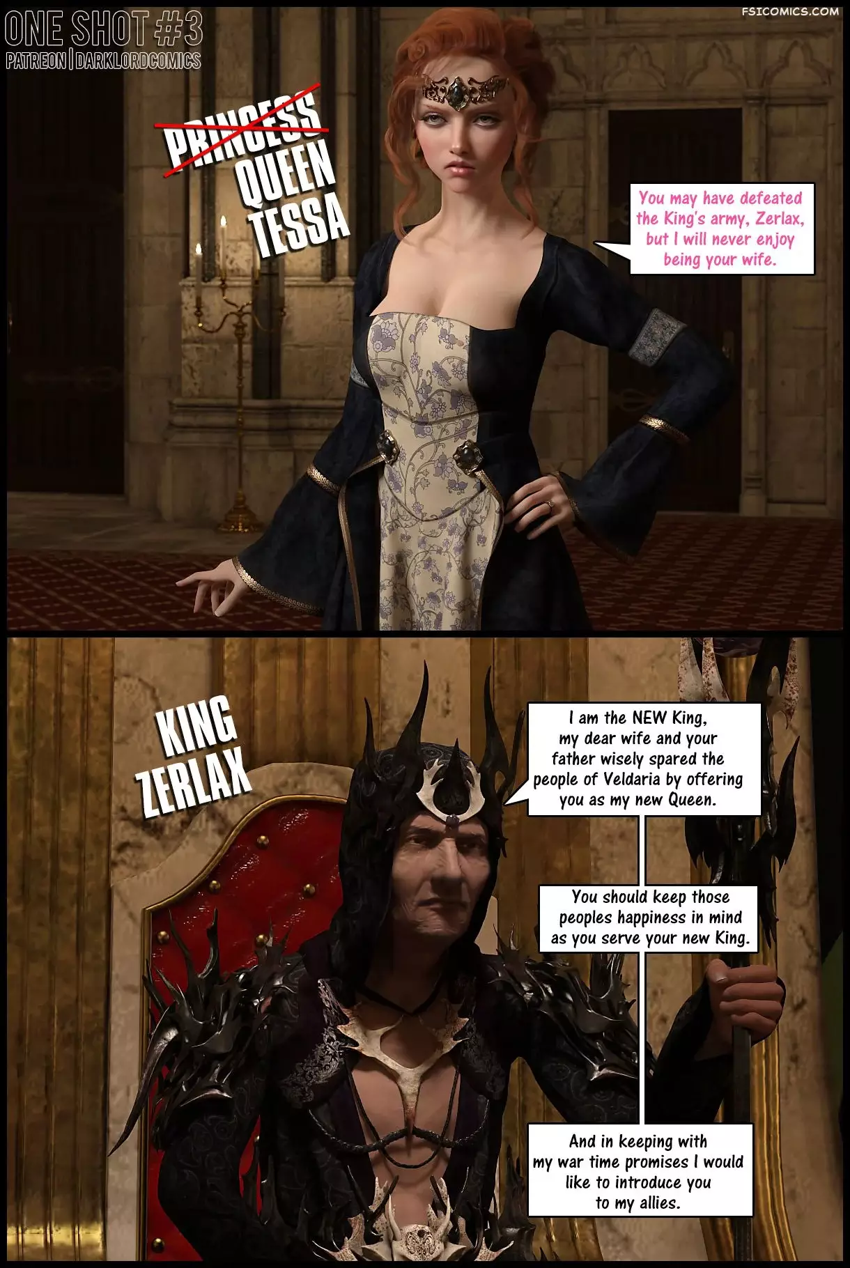 one shot chapter 3 queen tessa darkLord 3d fsicomics.com 1 - FSIComics one shot chapter 3 queen tessa darkLord 3d fsicomics.com 1 - FSIComics