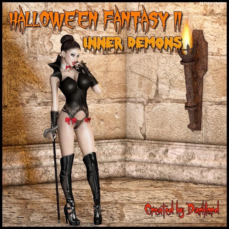 Halloween Fantasy chapter 2 Inner Demons darkLord 3d fsicomics.com 1 - FSIComics