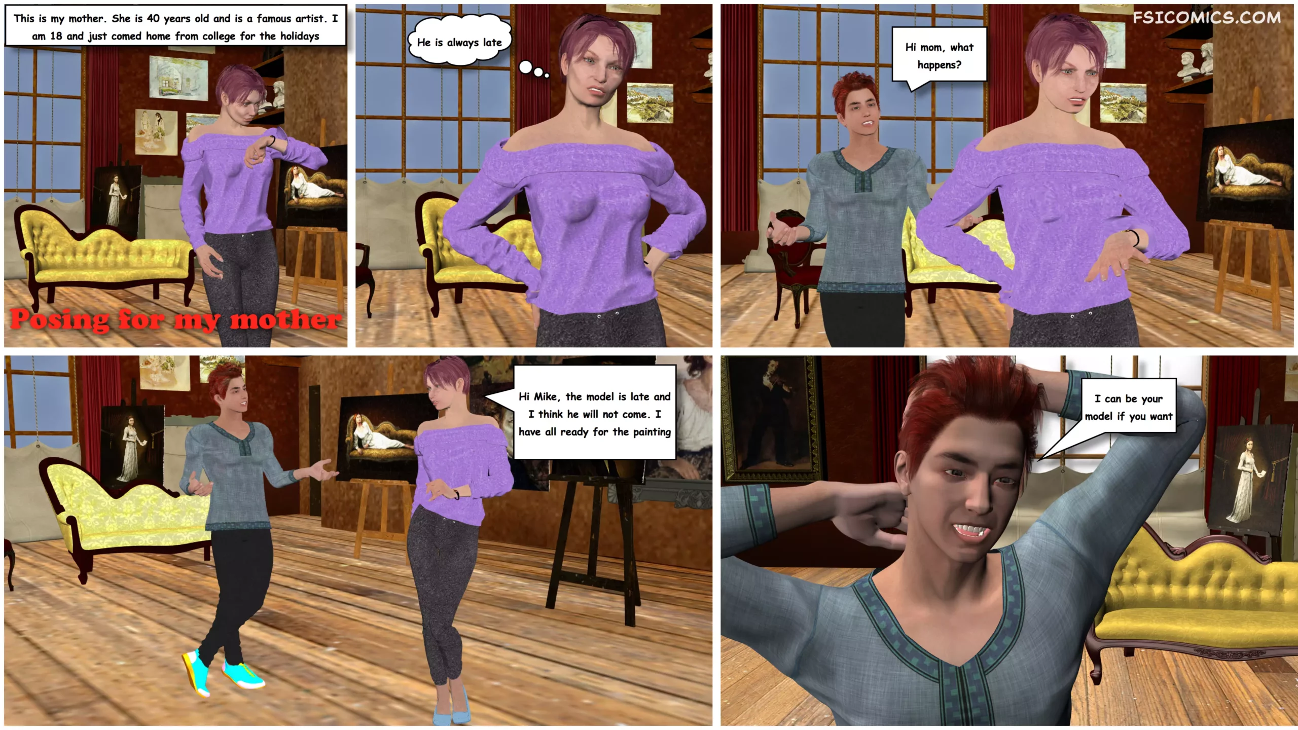 Posing For My Mother vger fsicomics.com 1 scaled - FSIComics Posing For My Mother – VGer
