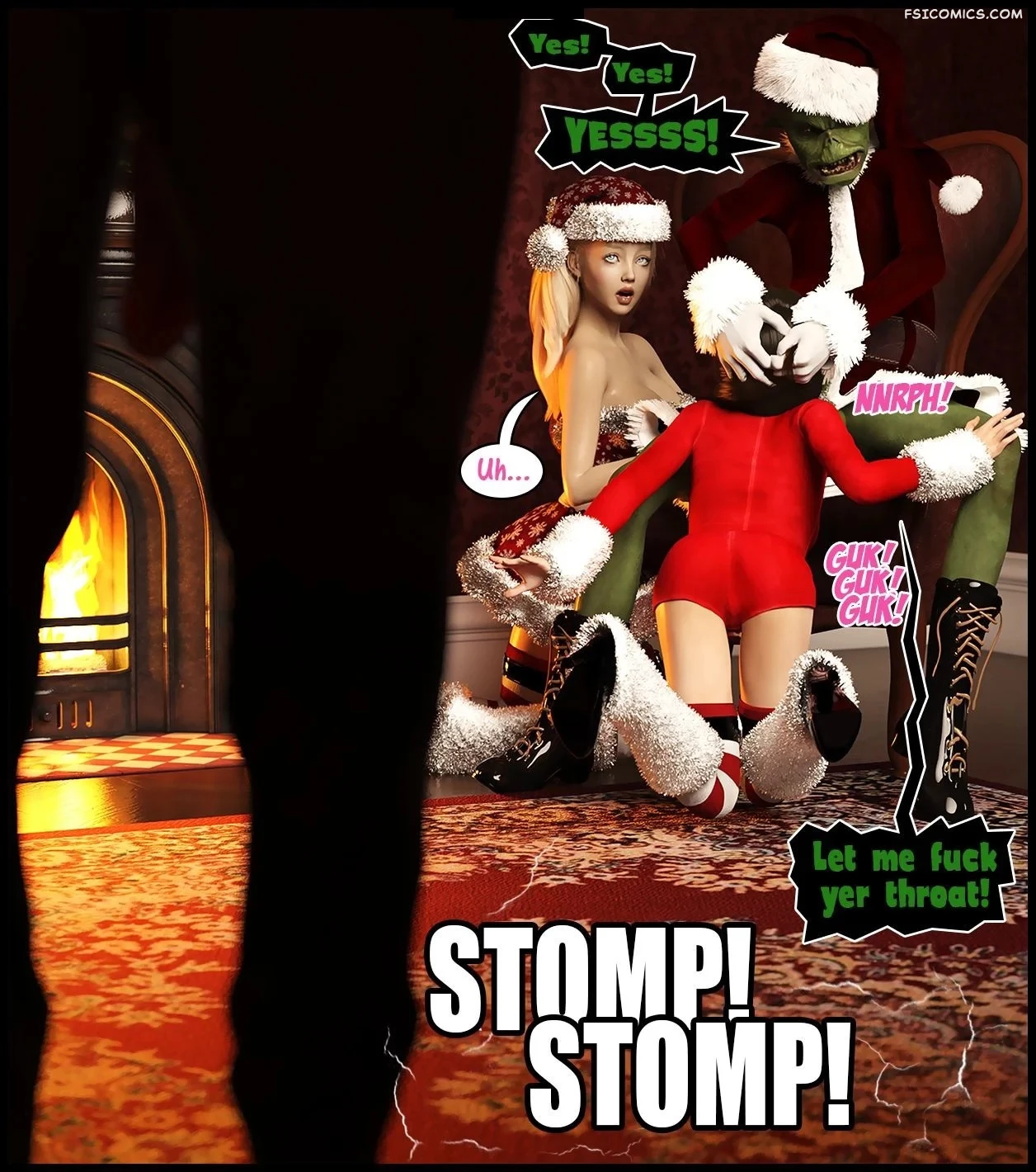 Xmas Grinch 2016 darkLord 3d fsicomics.com 1 - FSIComics