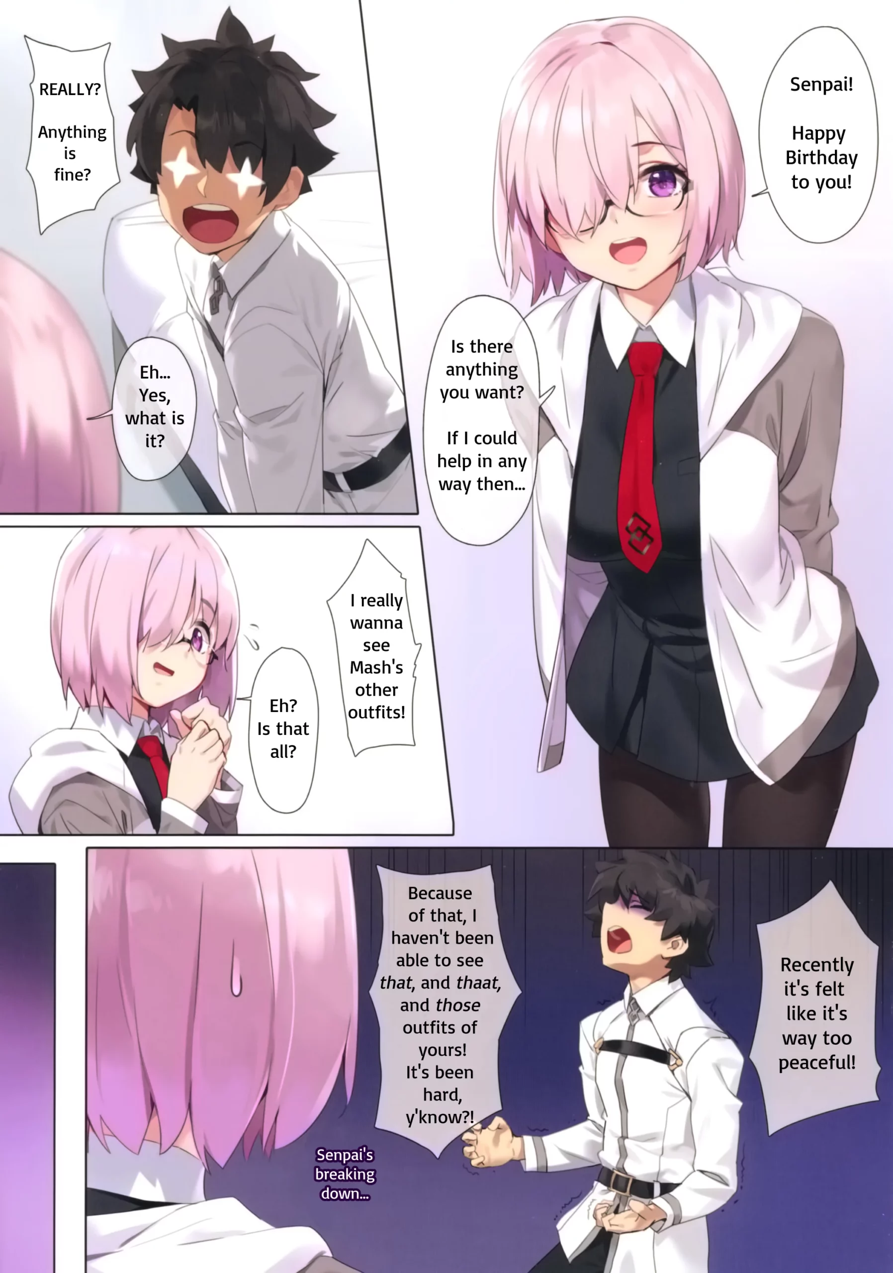chaldea maid mash fate grand order orangemaru 024 scaled - FSIComics
