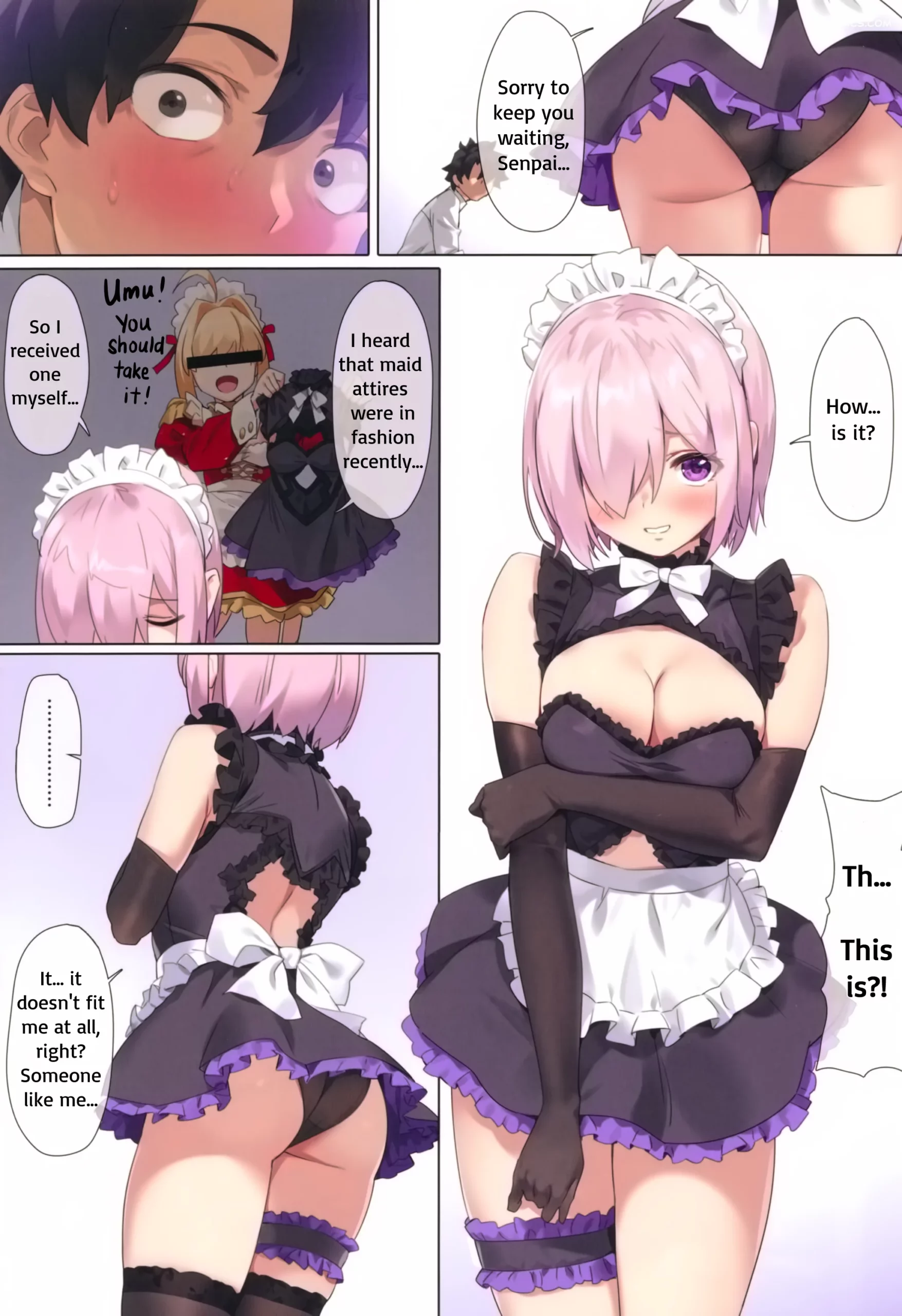 chaldea maid mash fate grand order orangemaru 025 scaled - FSIComics