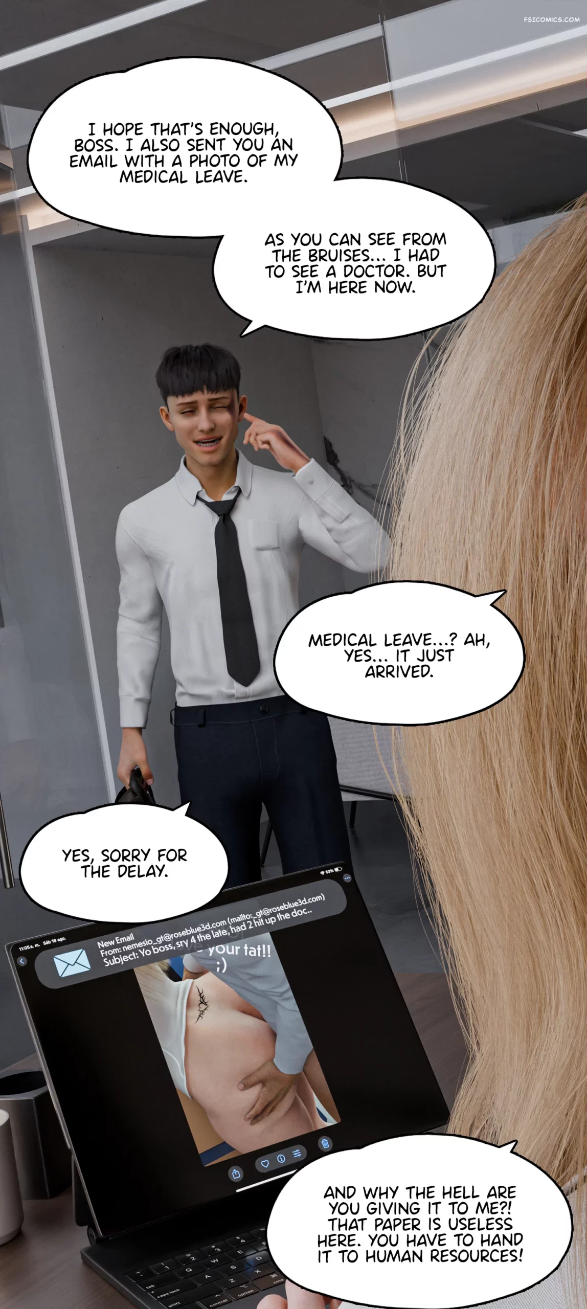 dismissed chapter 4 laid off rose blue 3d 028 scaled - FSIComics