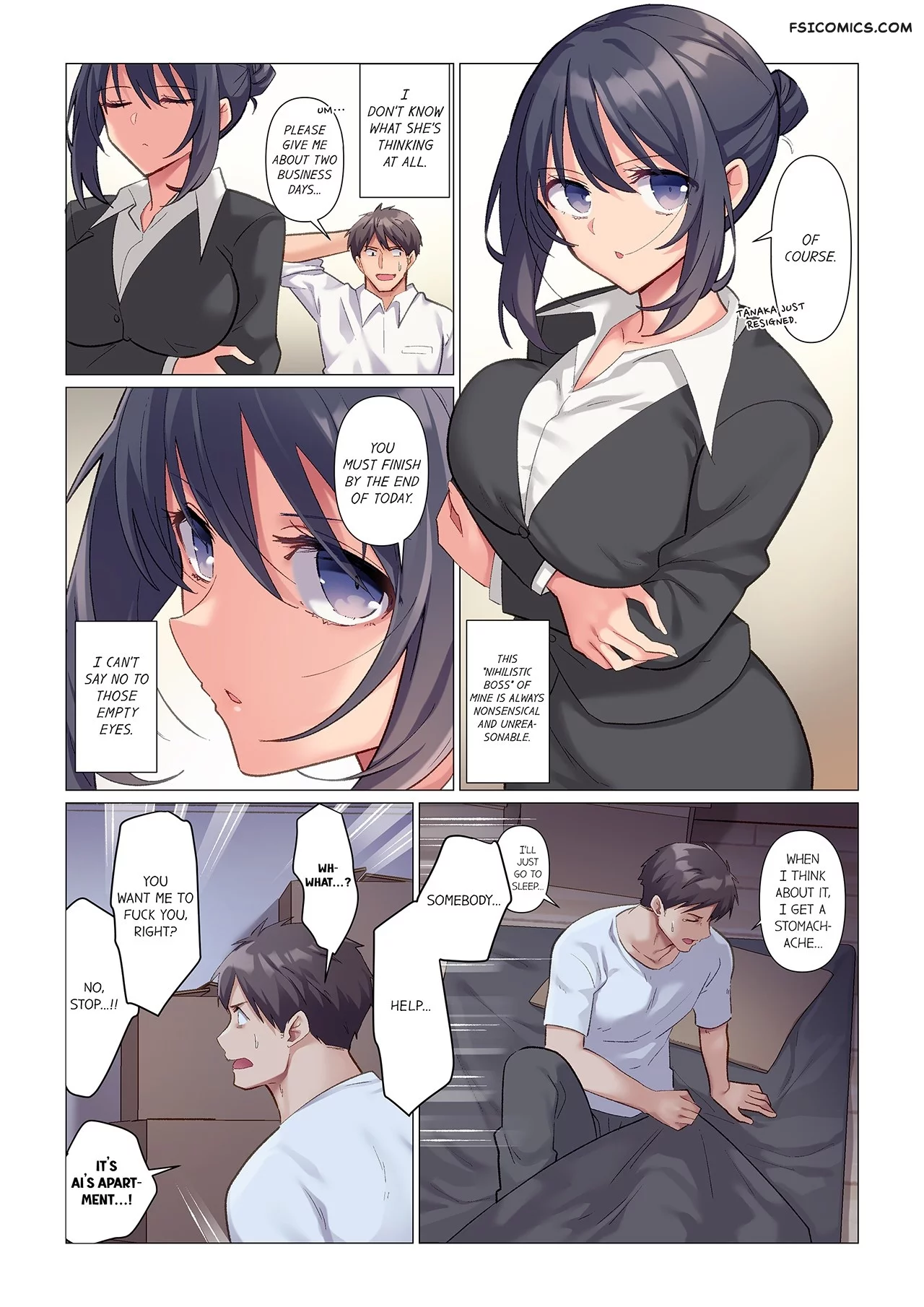 fucking my boss who is never off her guard chapter 1 nanakusa amane 004 - FSIComics