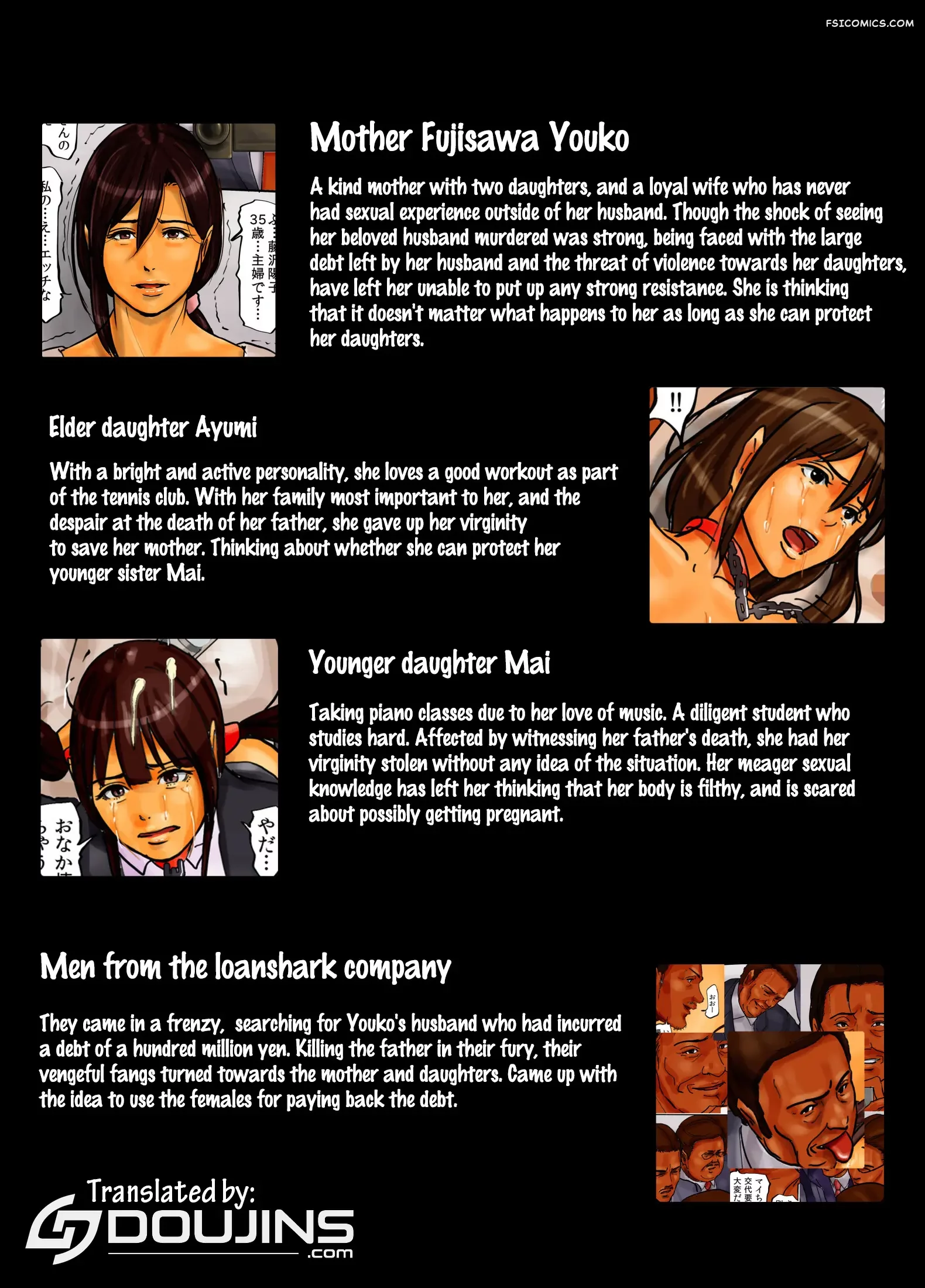 mother and daughters in a cage the beginning of hell 2 yojouhan shobou 004 - FSIComics