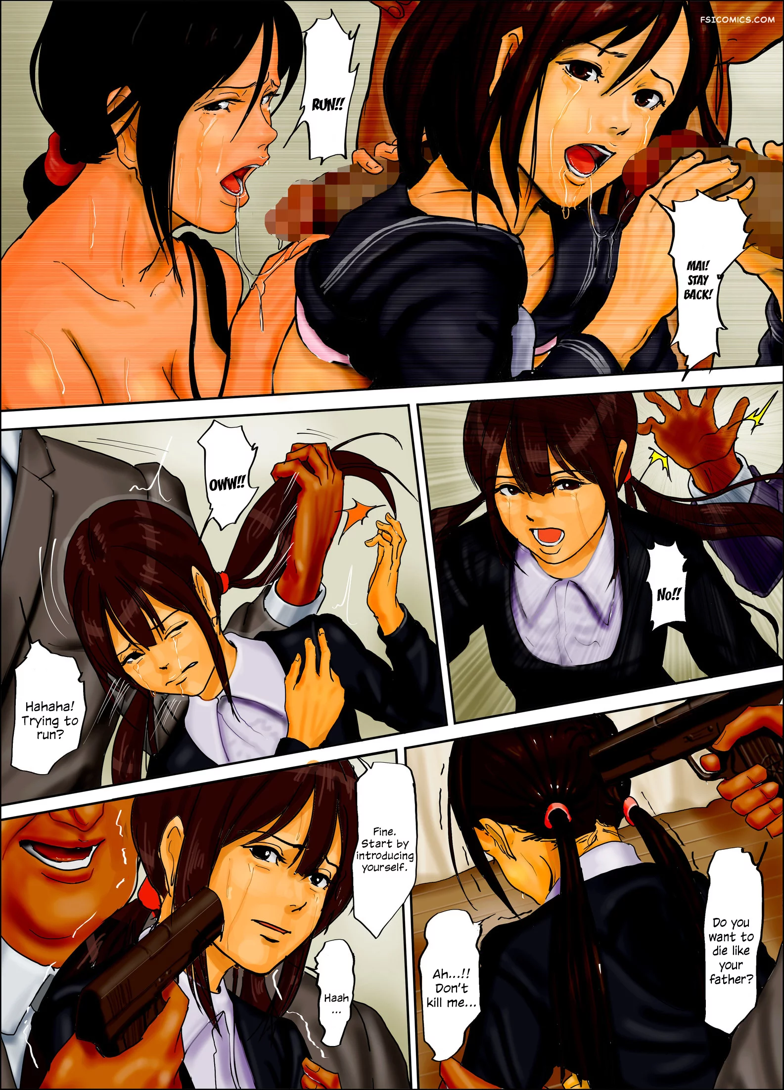 mother and daughters in a cage the beginning of hell yojouhan shobou 048 - FSIComics
