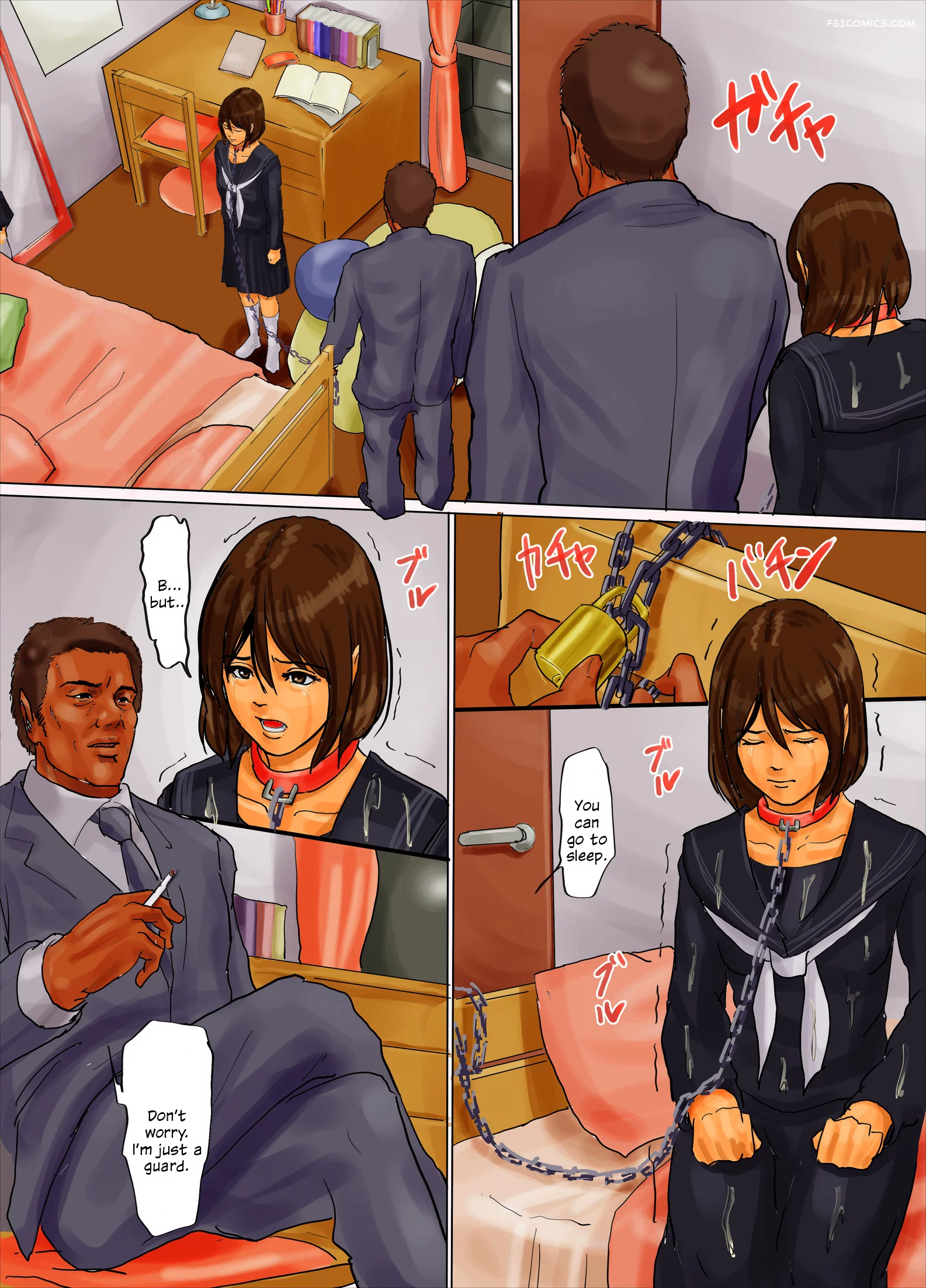 mother and daughters in a cage the beginning of hell yojouhan shobou 077 - FSIComics