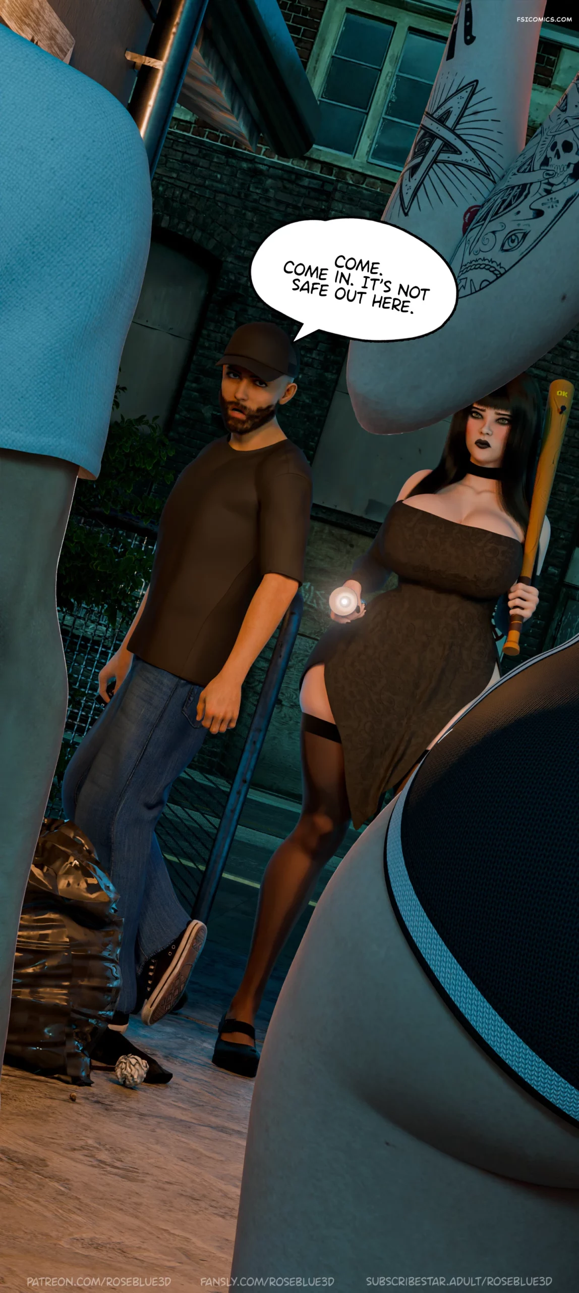 my neighbors widow chapter 47 rose blue 3d 023 scaled - FSIComics