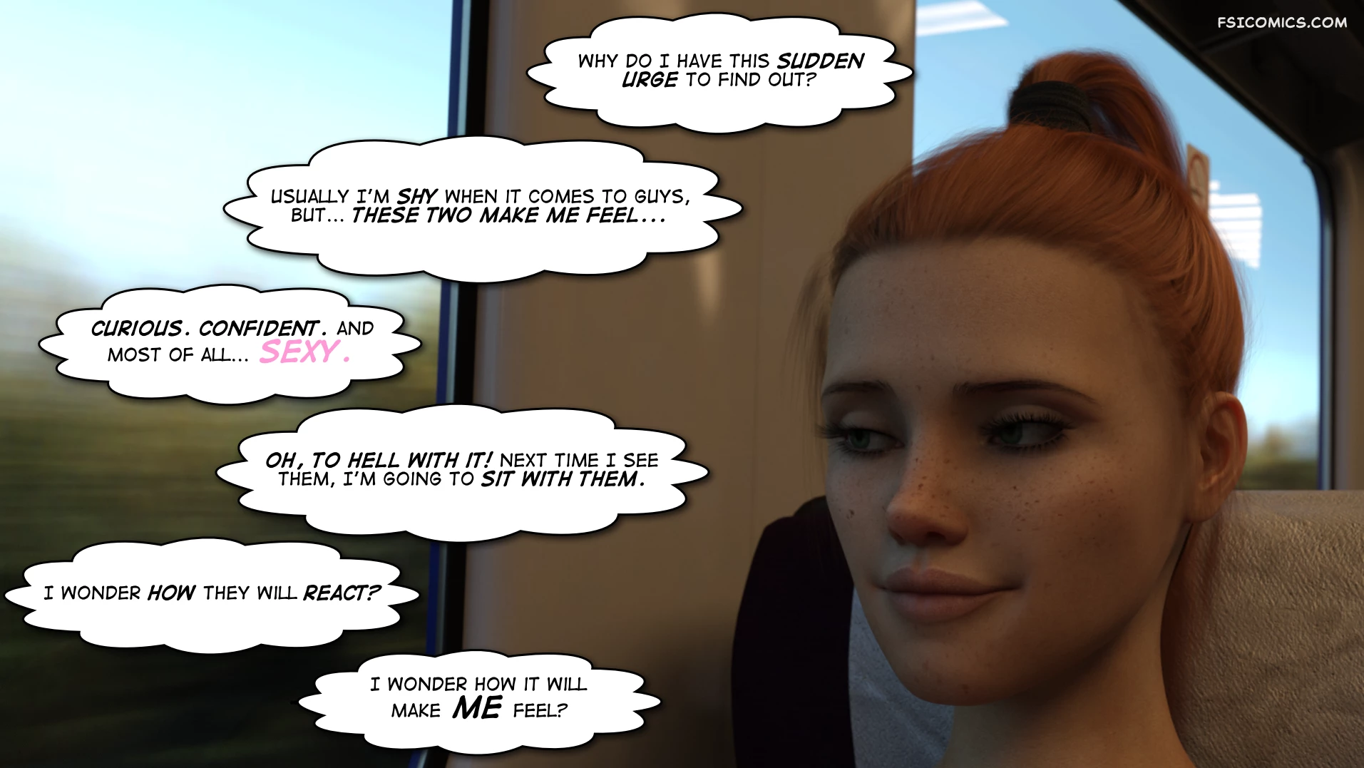 the thrill of attention 3dk x 017 - FSIComics