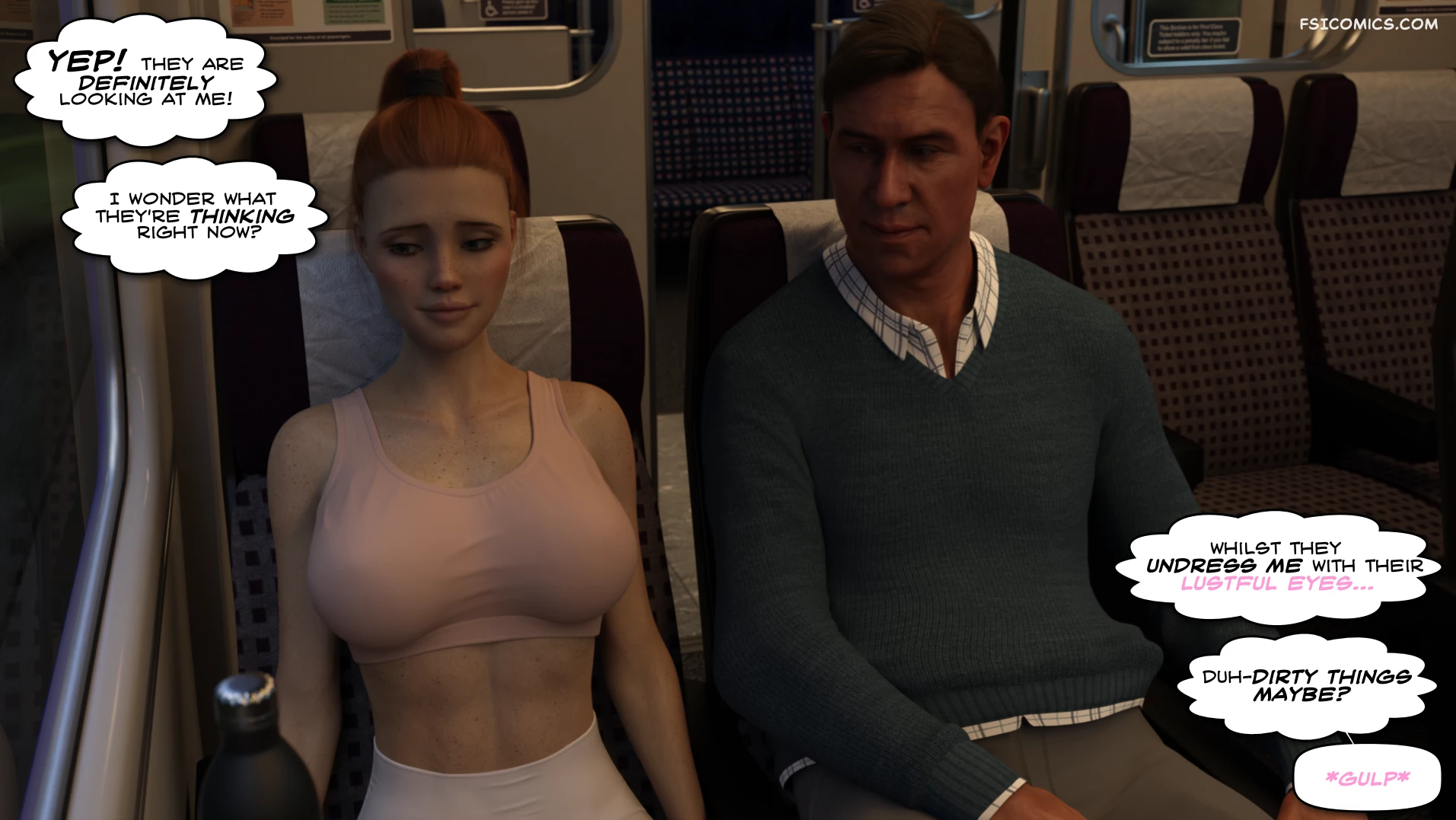 the thrill of attention 3dk x 023 - FSIComics