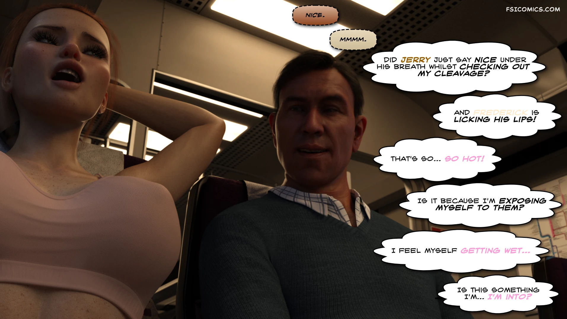 the thrill of attention 3dk x 030 - FSIComics