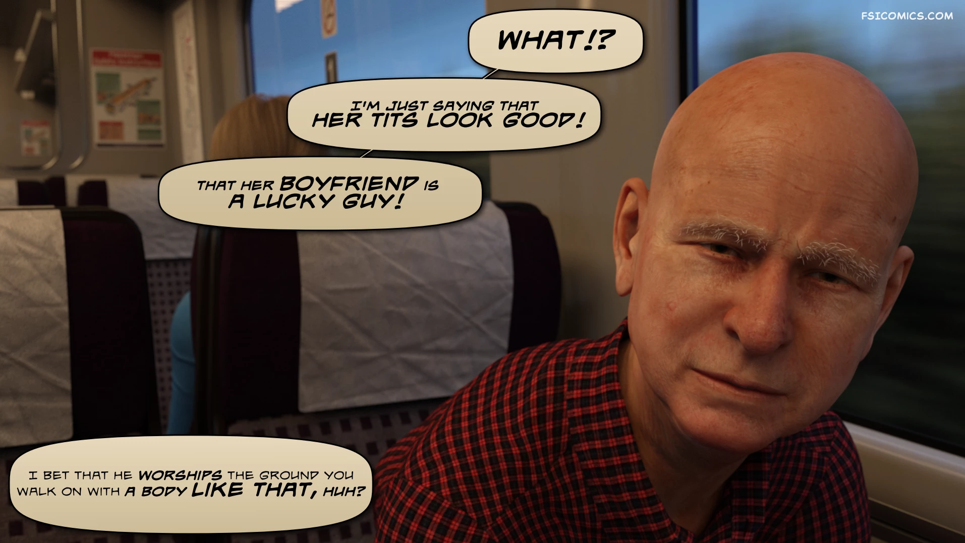 the thrill of attention 3dk x 041 - FSIComics